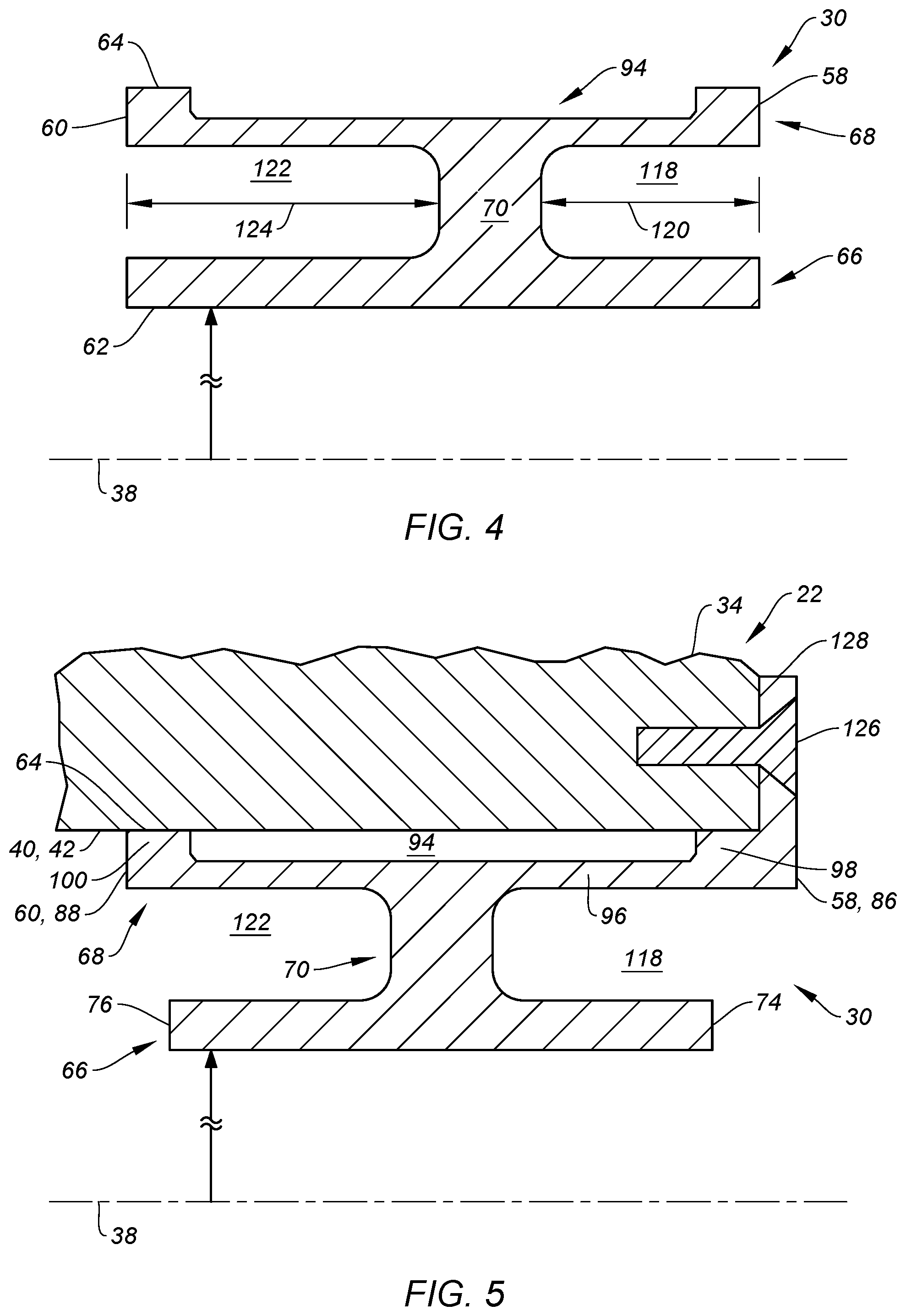 Patent US12366178 Figure 4 – Flexible support for aircraft motor bearing