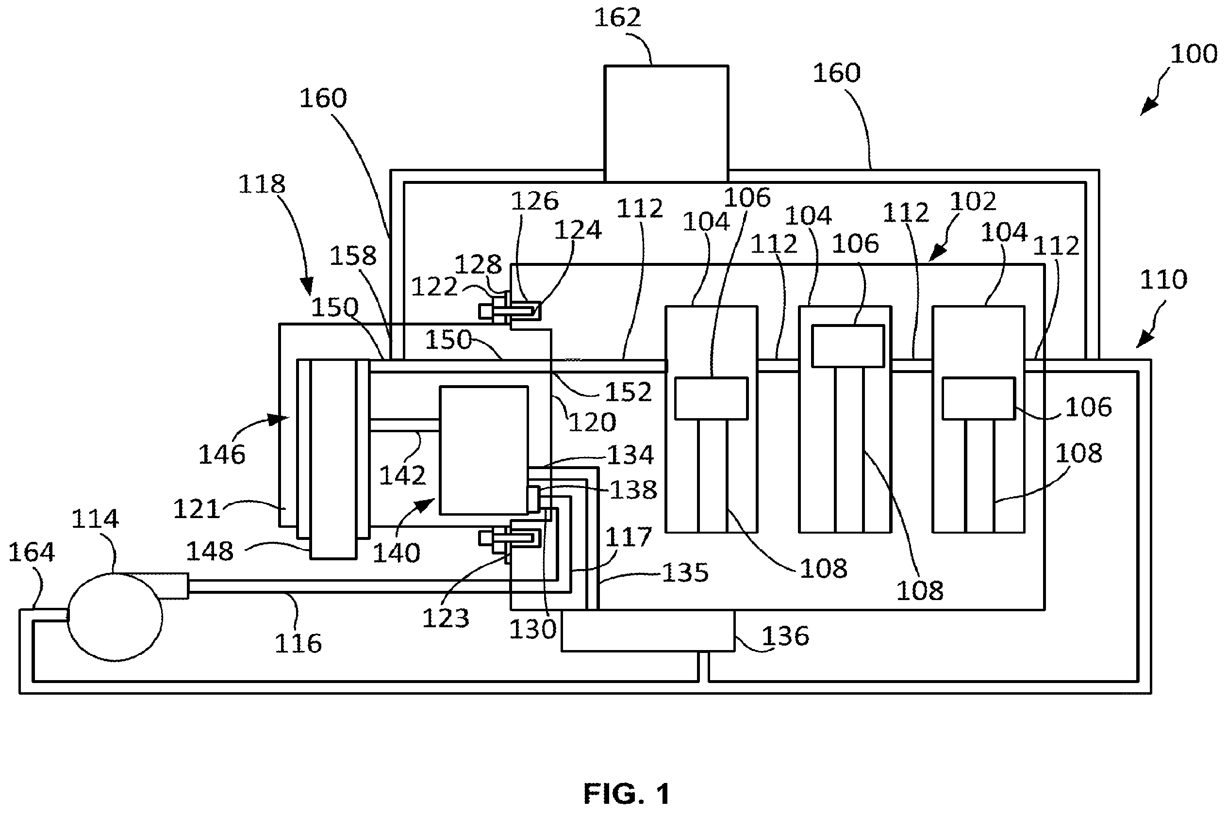 Patent US12366186 — Lubricant manifold for internal combustion engine — Figure 1