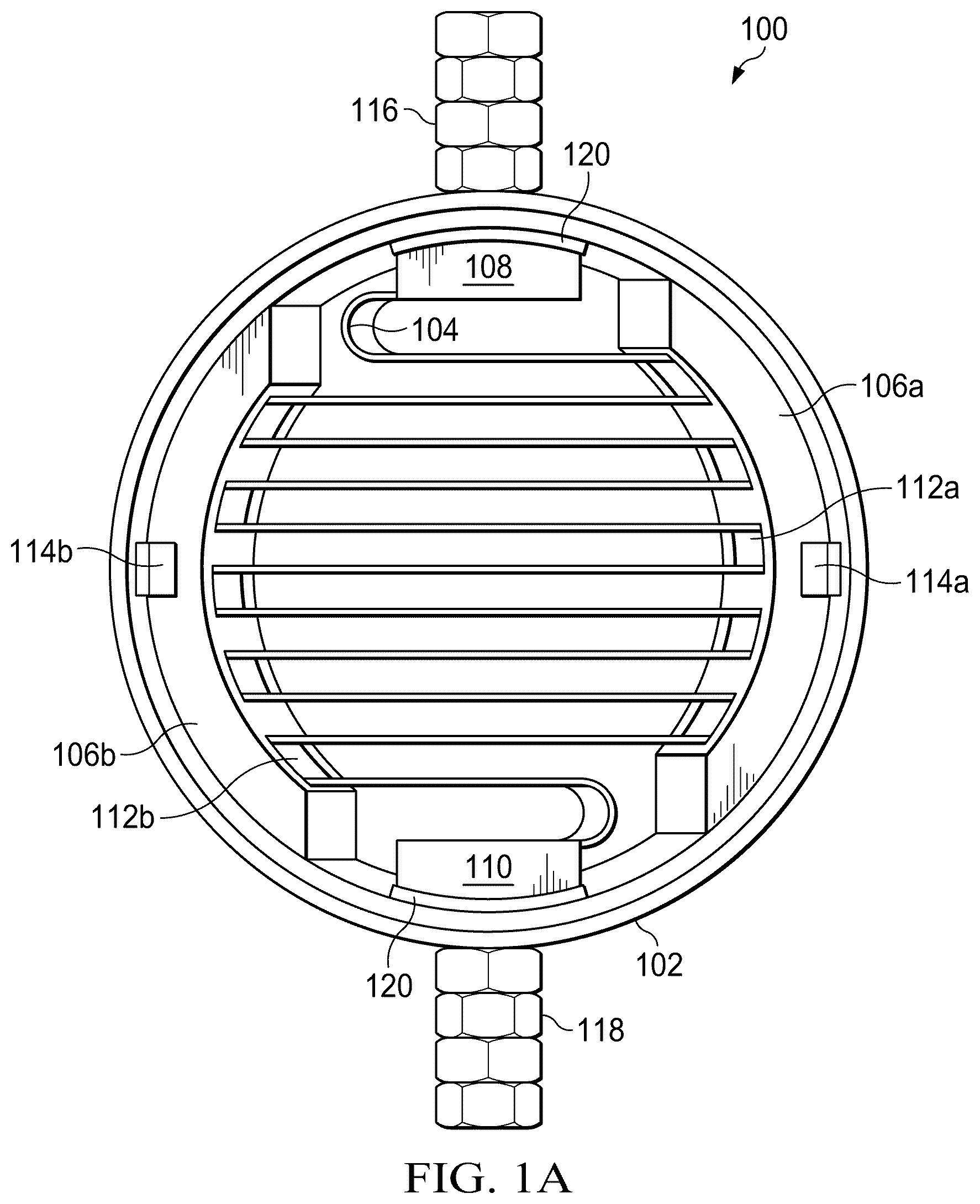Patent US12366188 — Heater for exhaust pollution mitigation — Figure 1