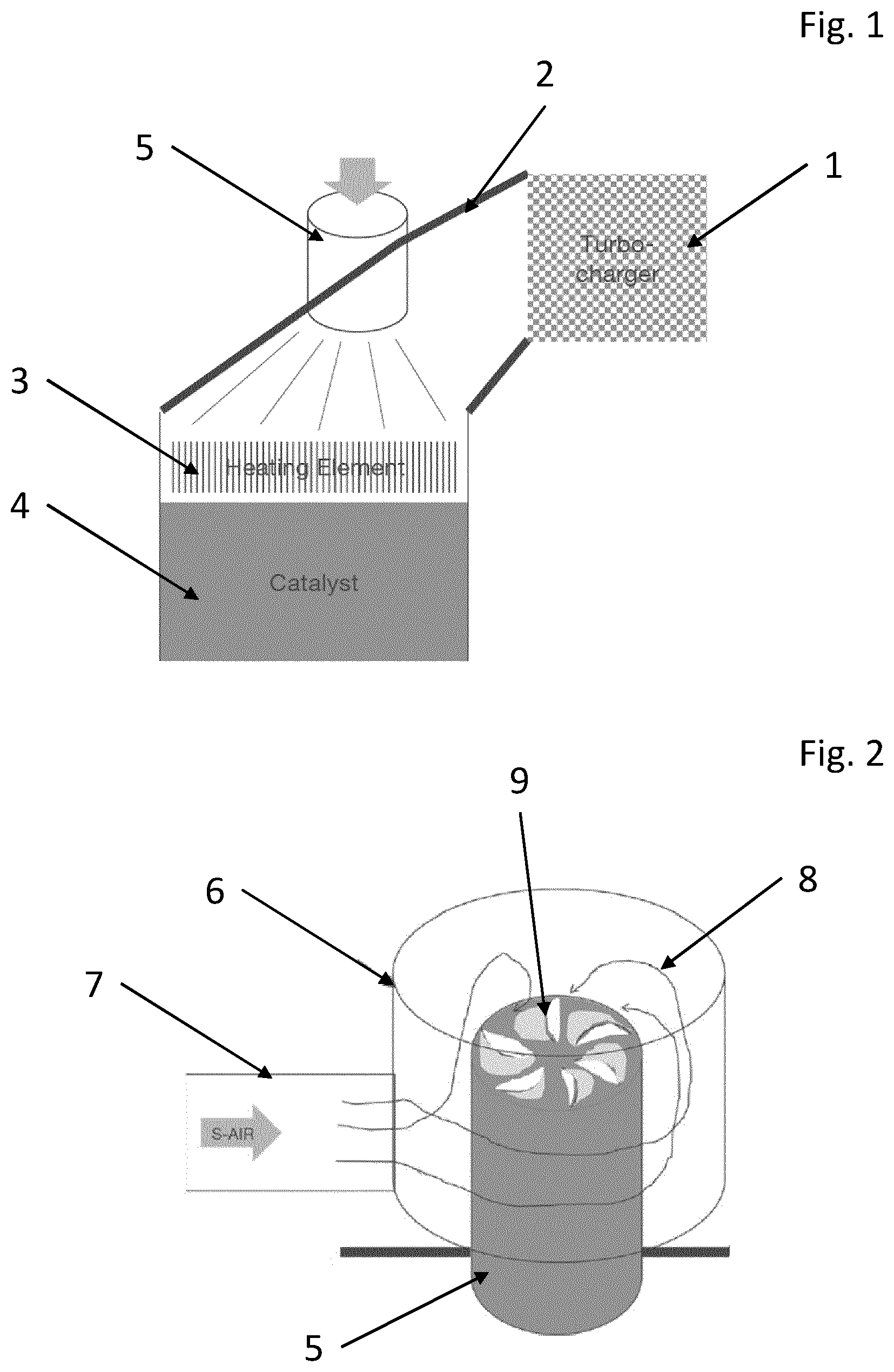 Patent US12366192 — Directed secondary air supply into the exhaust tract of an internal combustion engine — Figure 1