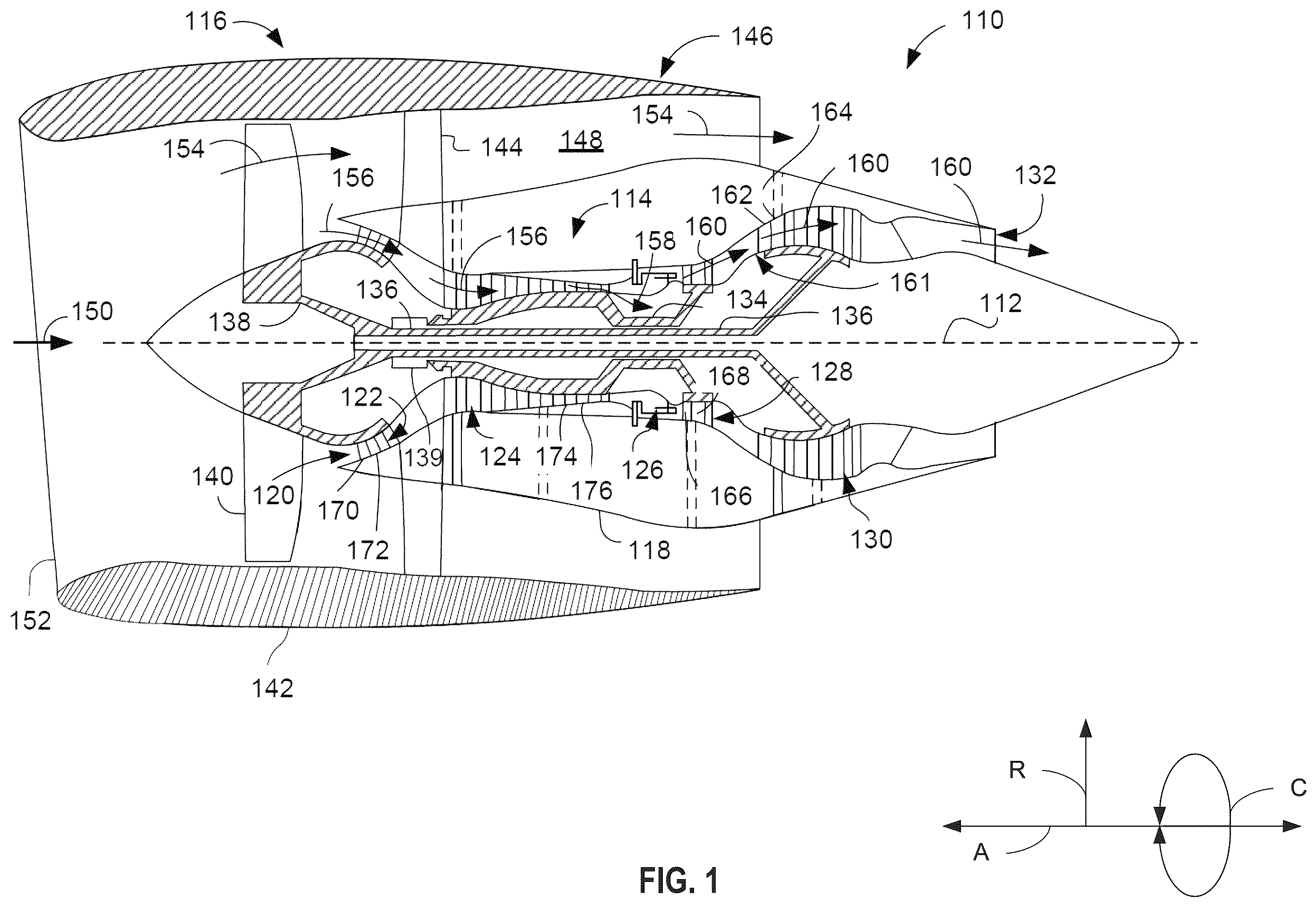 Patent US12366202 Figure 1 – Bleed valve assemblies