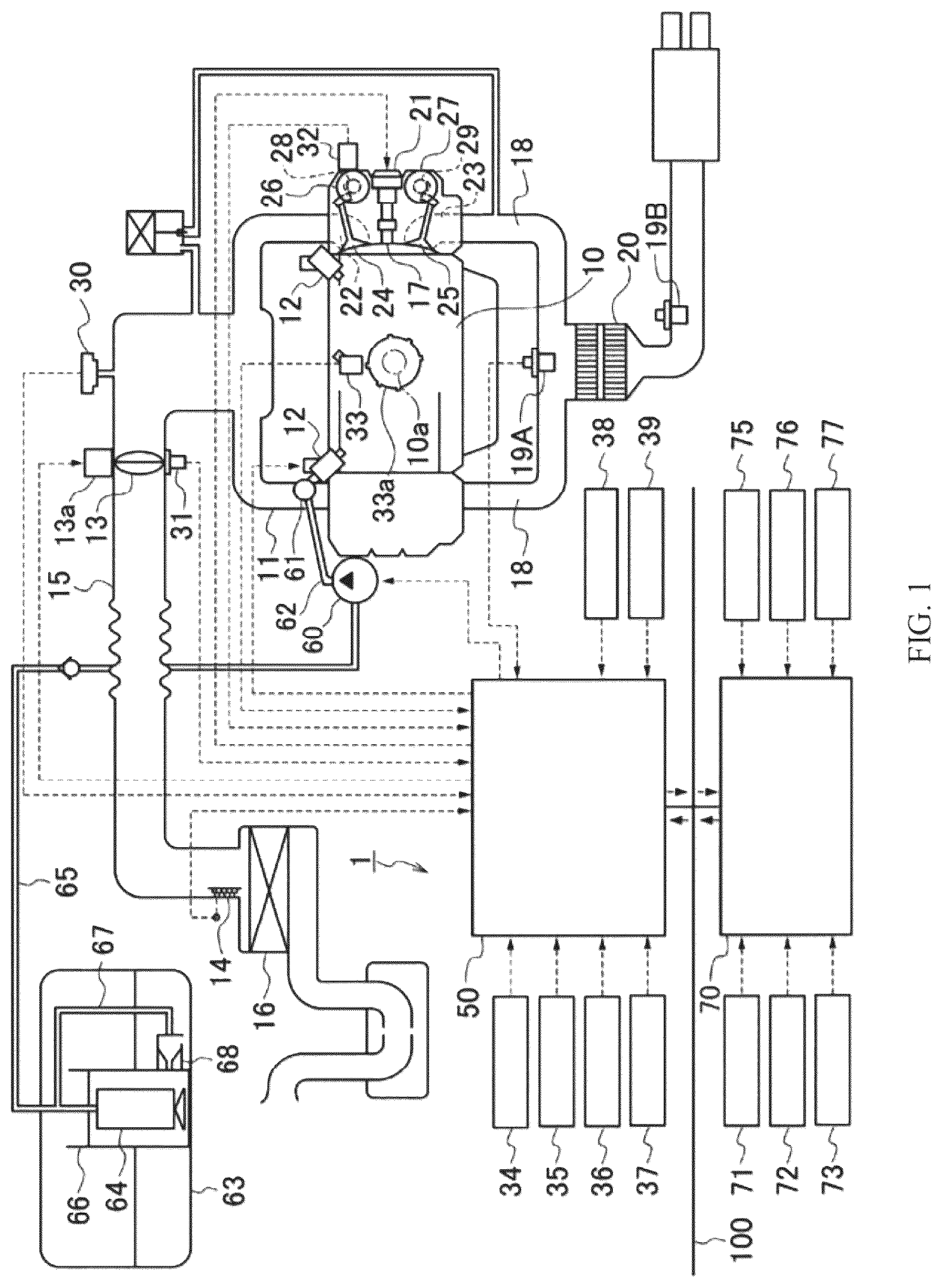 Patent US12366219 — Engine controller — Figure 1