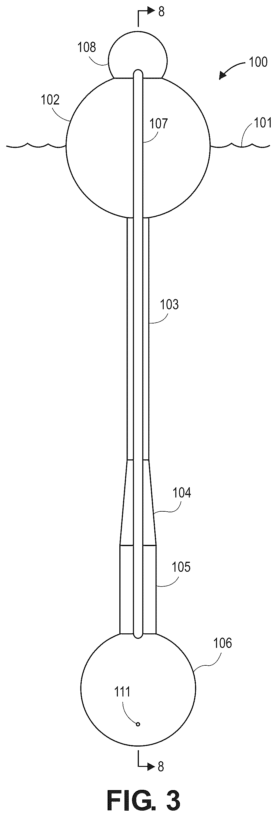 Patent US12366223 Figure 3 – Recirculating inertial hydrodynamic pump and wave engine