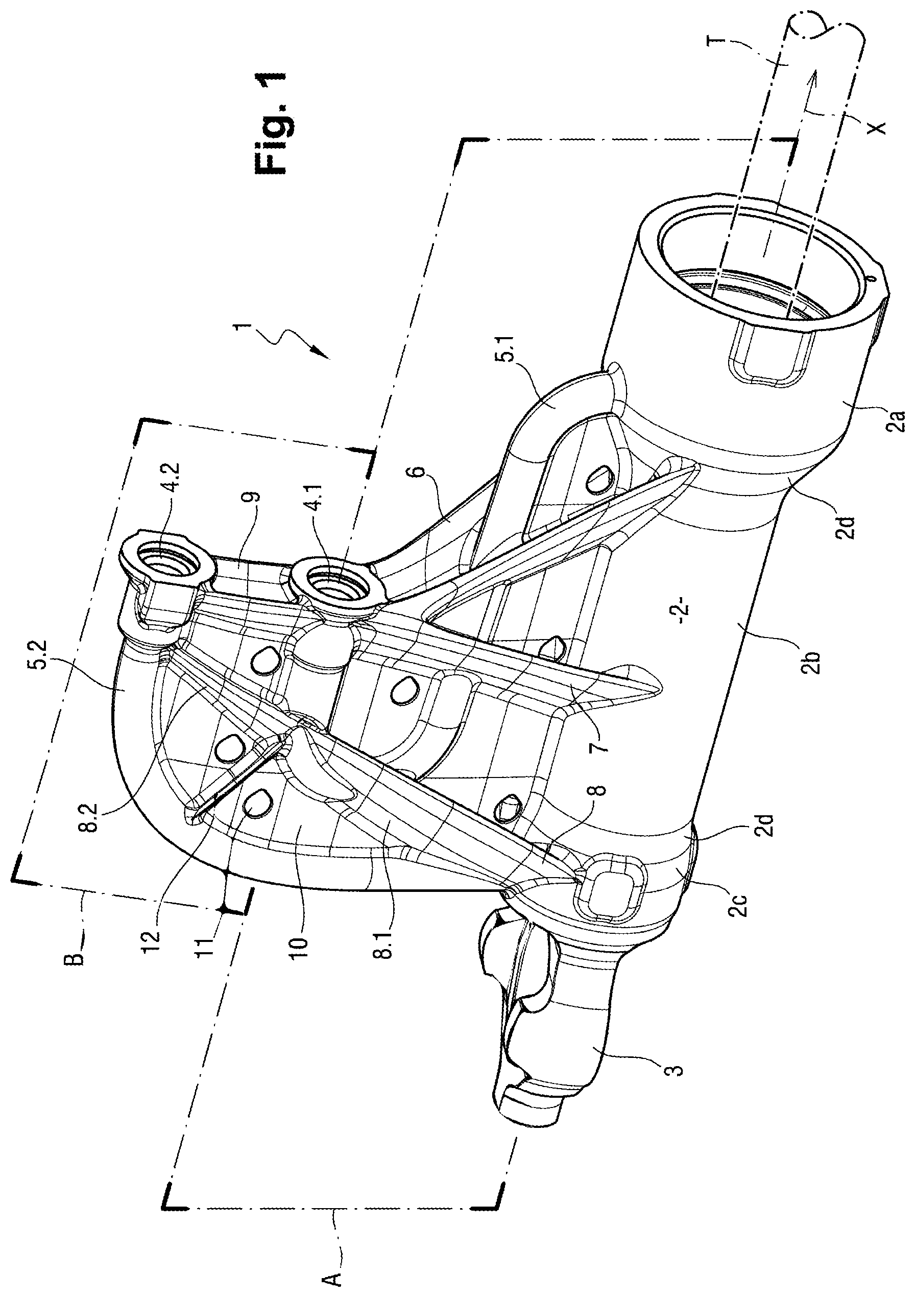 Patent US12366257 — Actuator with offset supply port — Figure 1