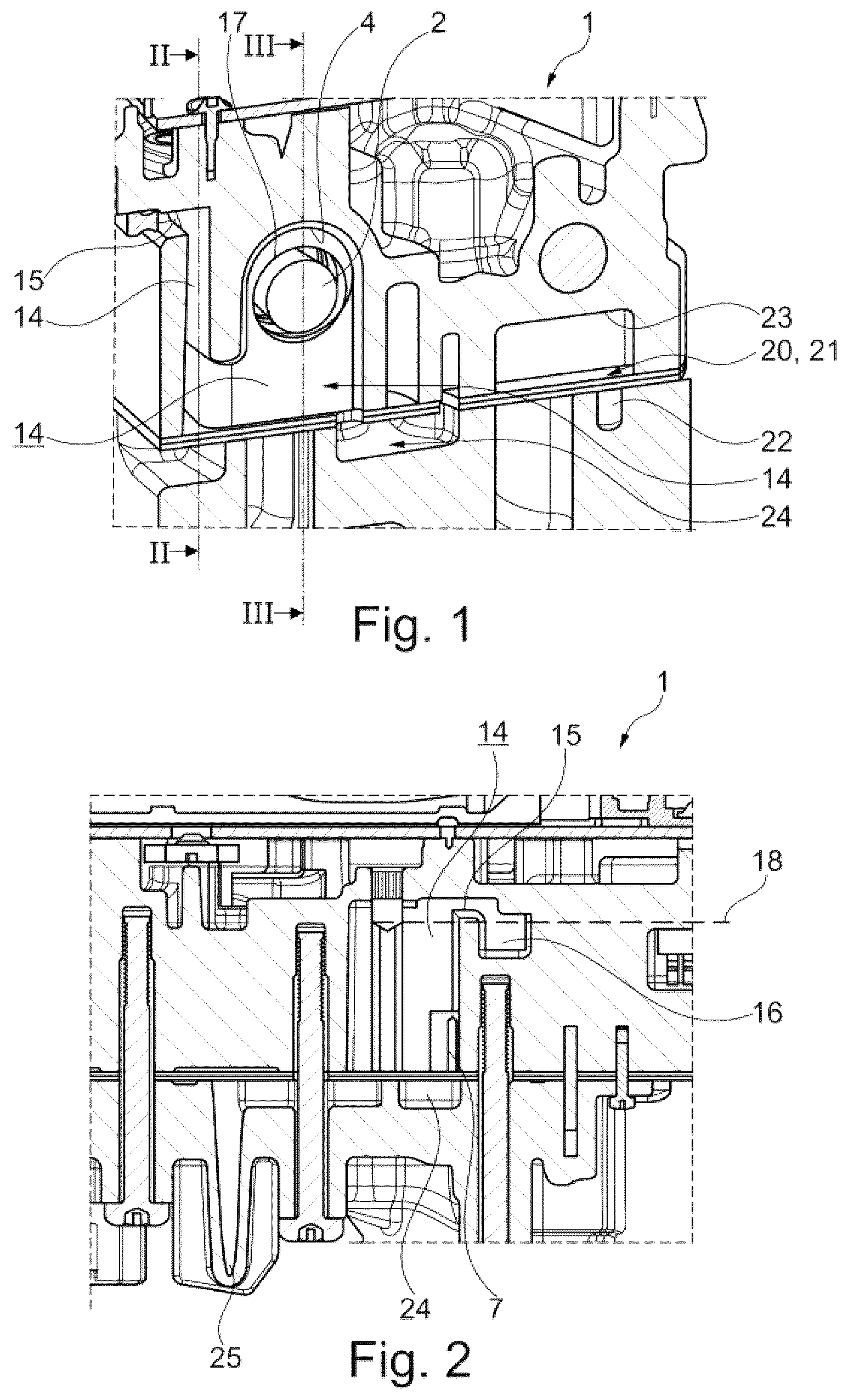 Patent US12366291 — Valve module with active valve oiling — Figure 1