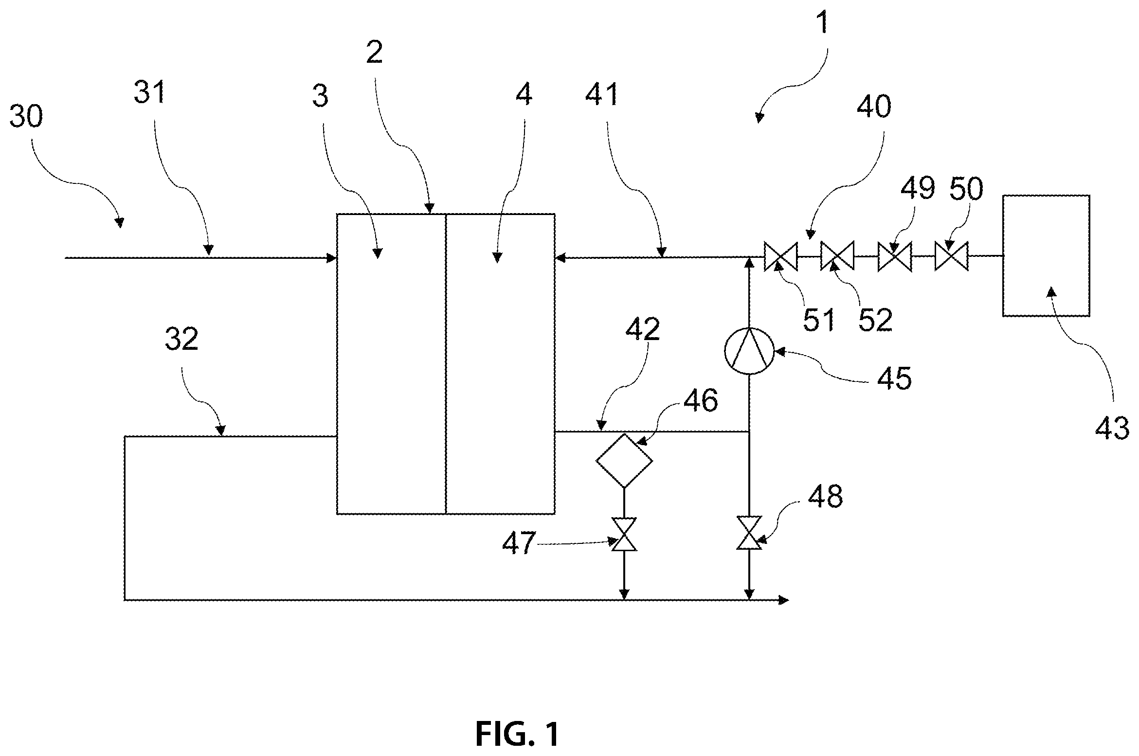 Patent US12366294 — Piston for a valve, electromagnetic valve and fuel cell system — Figure 1