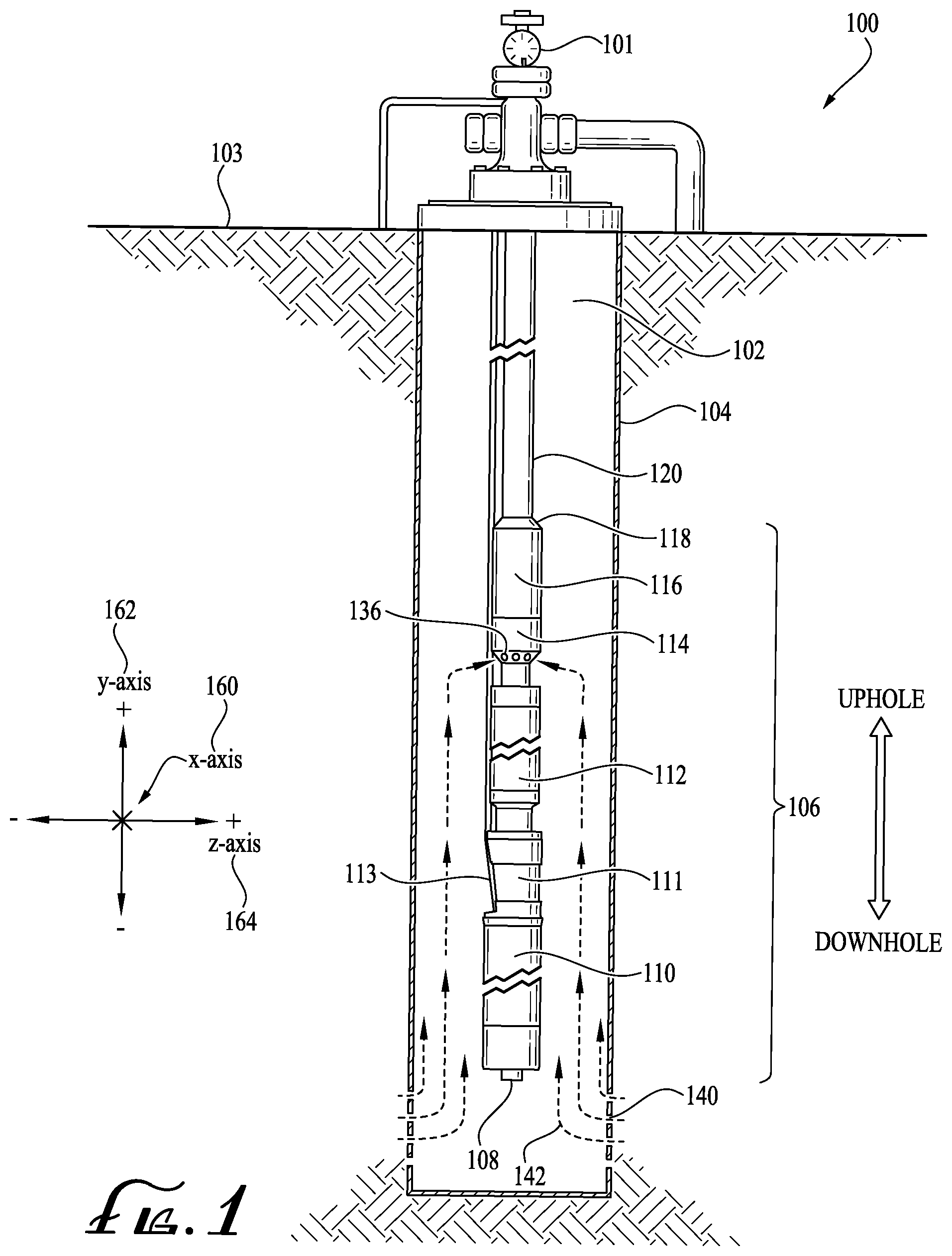 Patent US12366303 — Check valve adapter for electrical submersible pumps — Figure 1