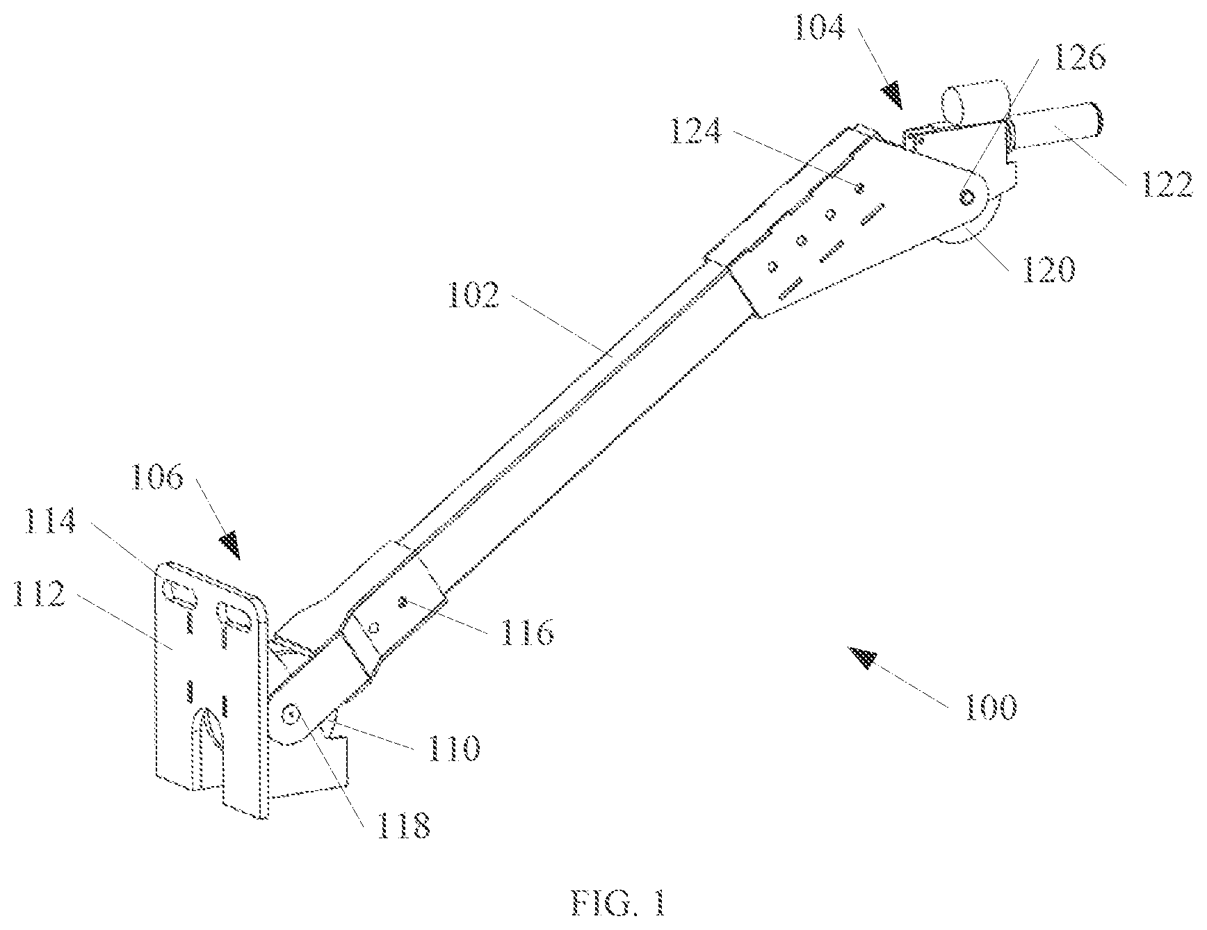 Patent US12366318 — Winch boom and method for trenchless replacement — Figure 1