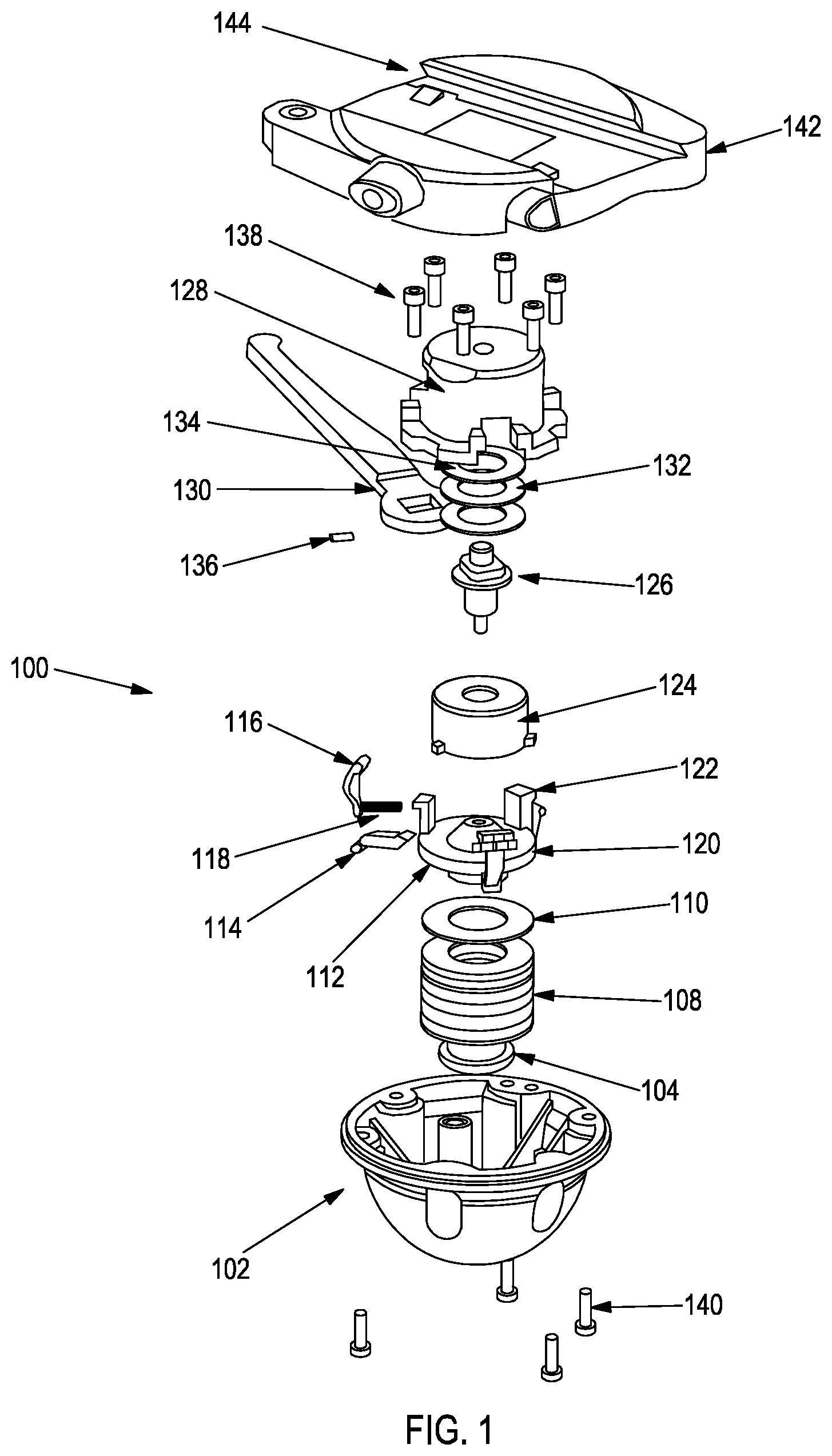 Patent US12366319 — Connection arrangement for cameras — Figure 1