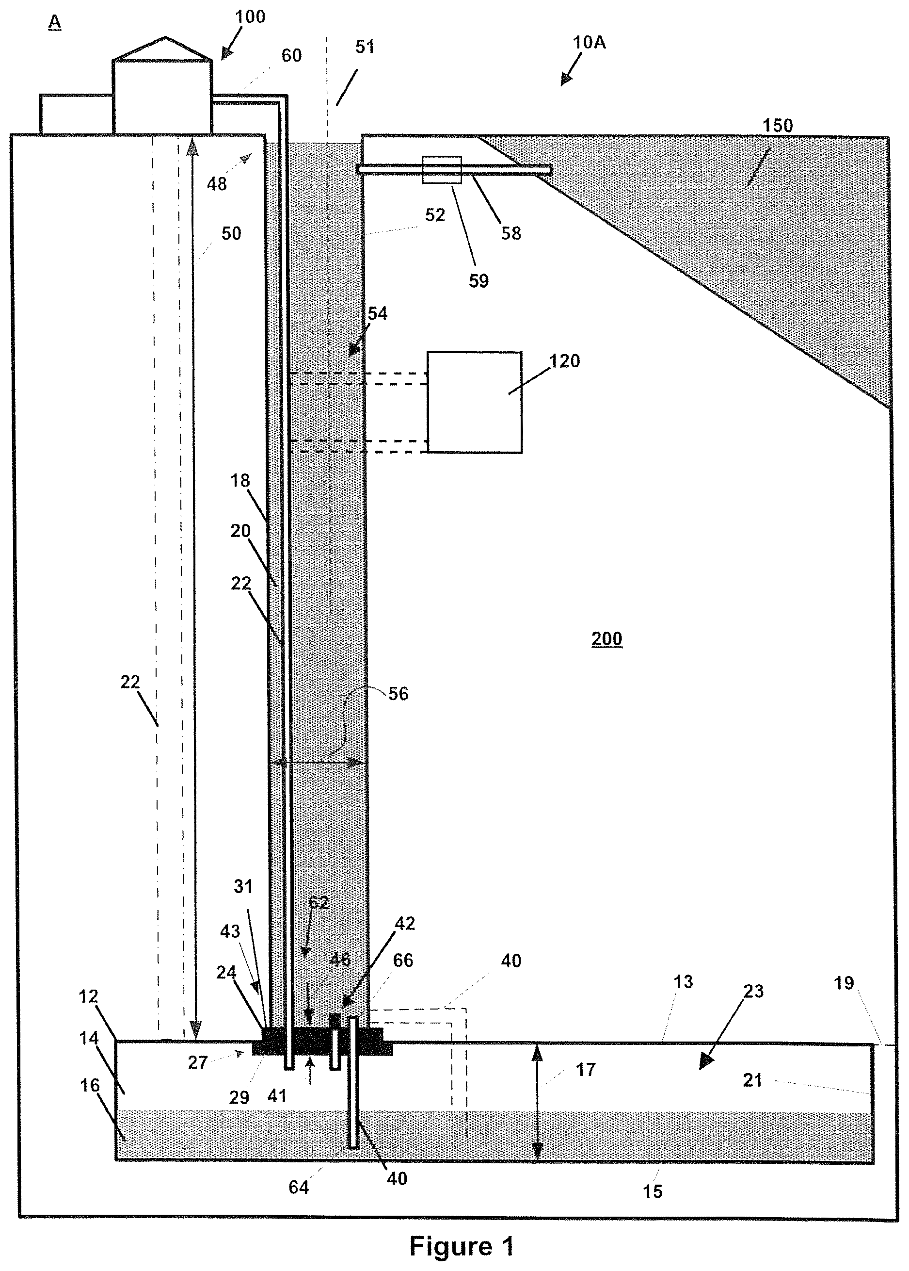 Patent US12366326 — Reuse of construction shafts in compressed air energy storage systems — Figure 1
