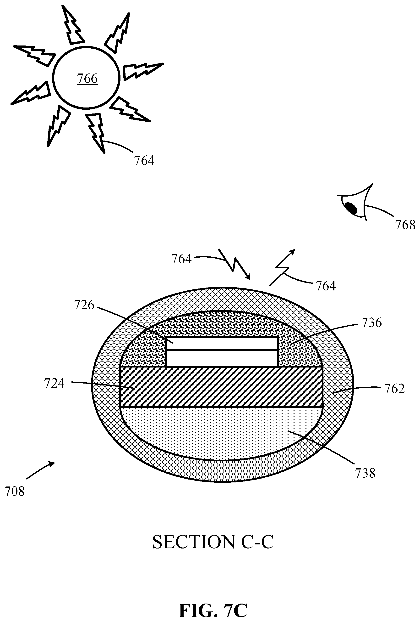 Patent US12366334 Figure 12 – LED-filament comprising a light scattering material layer