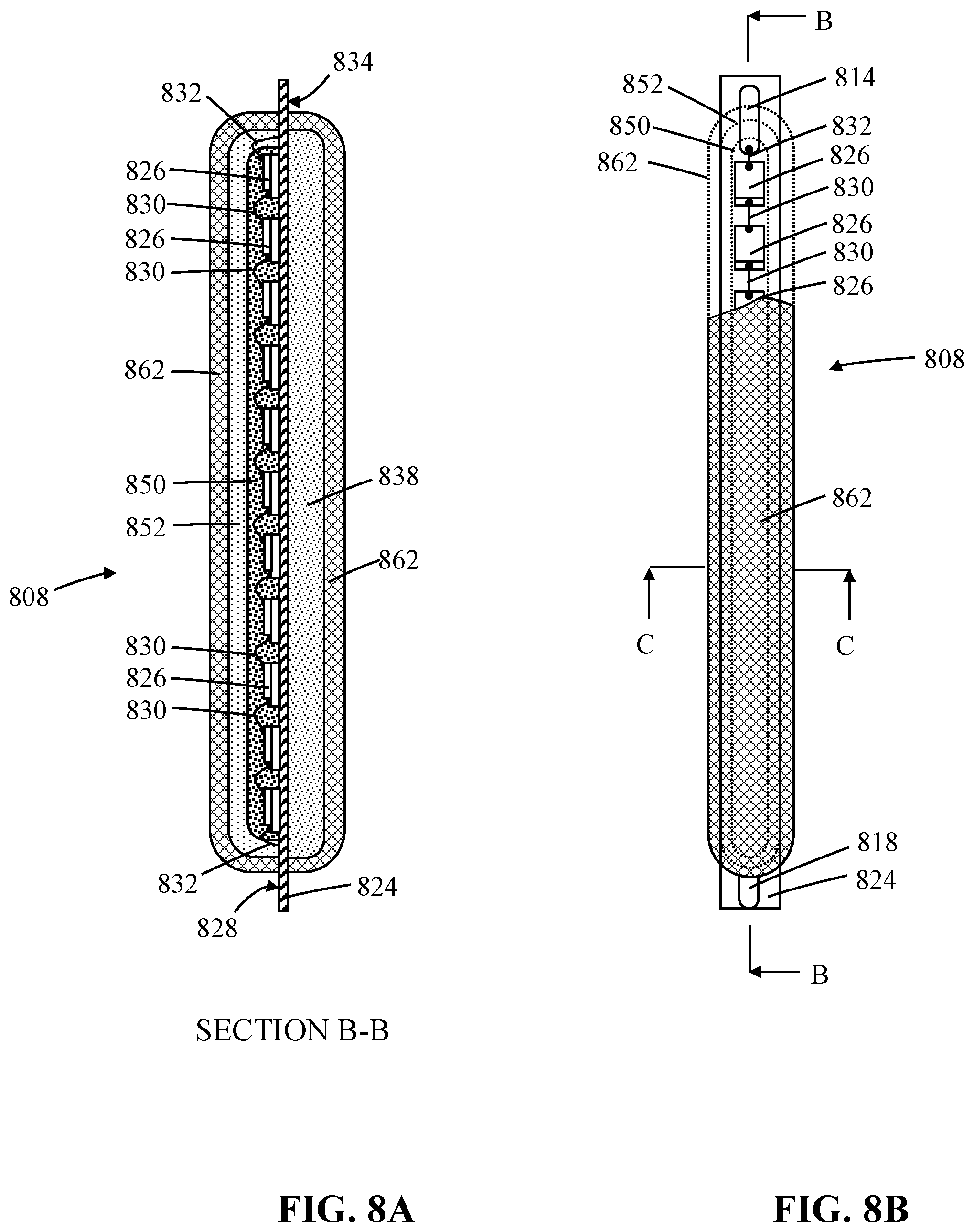 Patent US12366334 Figure 14 – LED-filament comprising a light scattering material layer