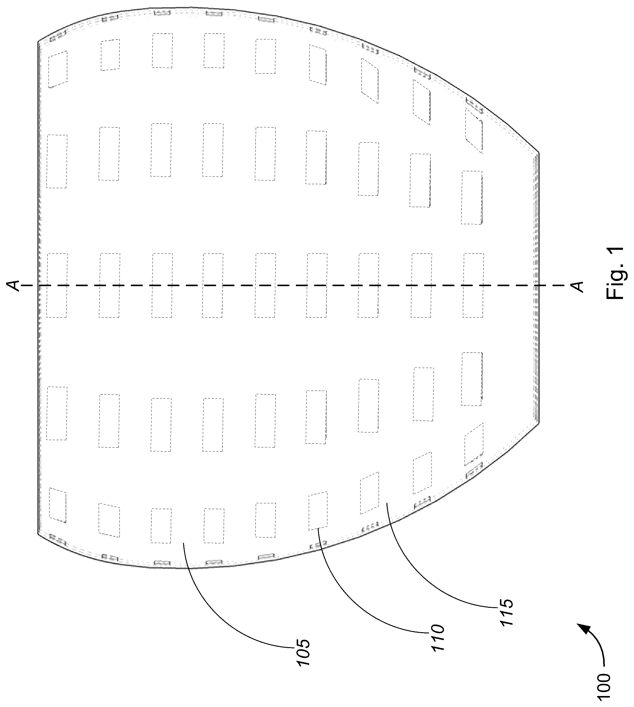 Patent US12366343 — Lighting fixtures with improved lighting components — Figure 1