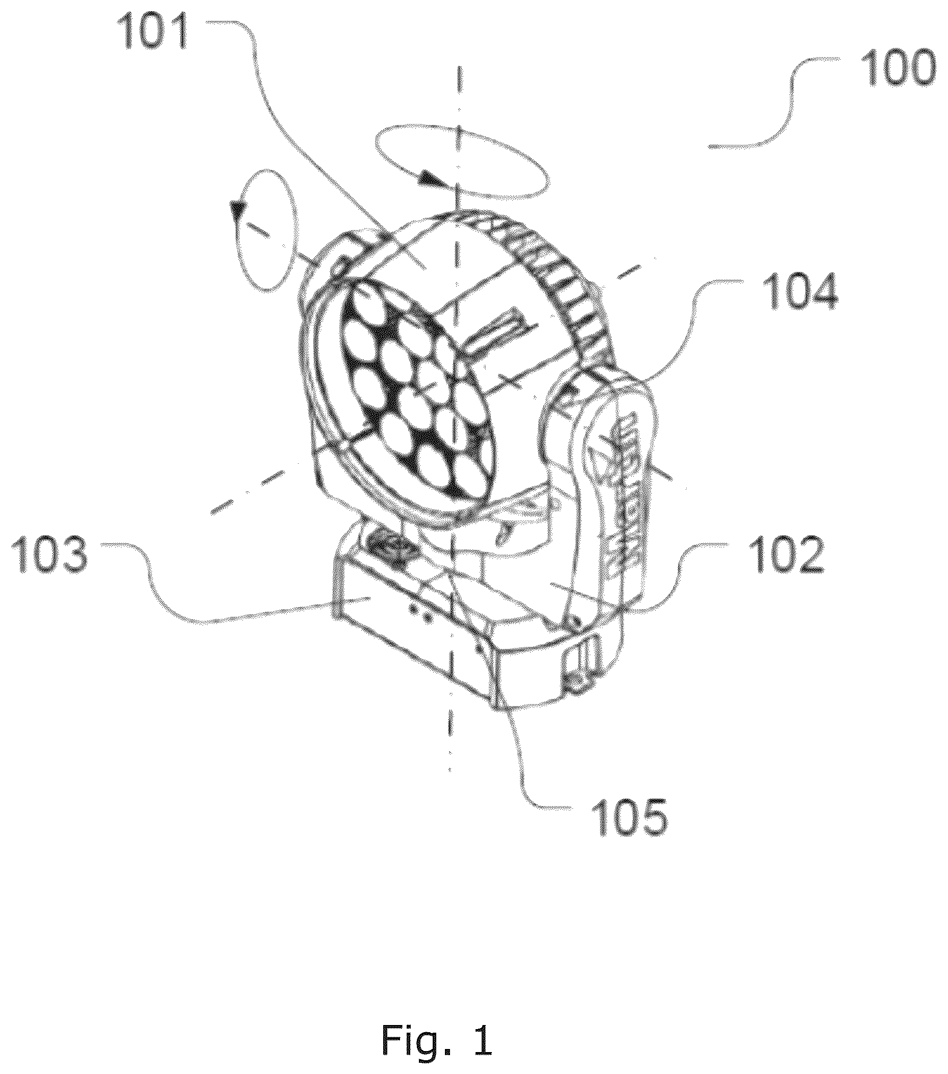 Patent US12366352 — Light fixture — Figure 1