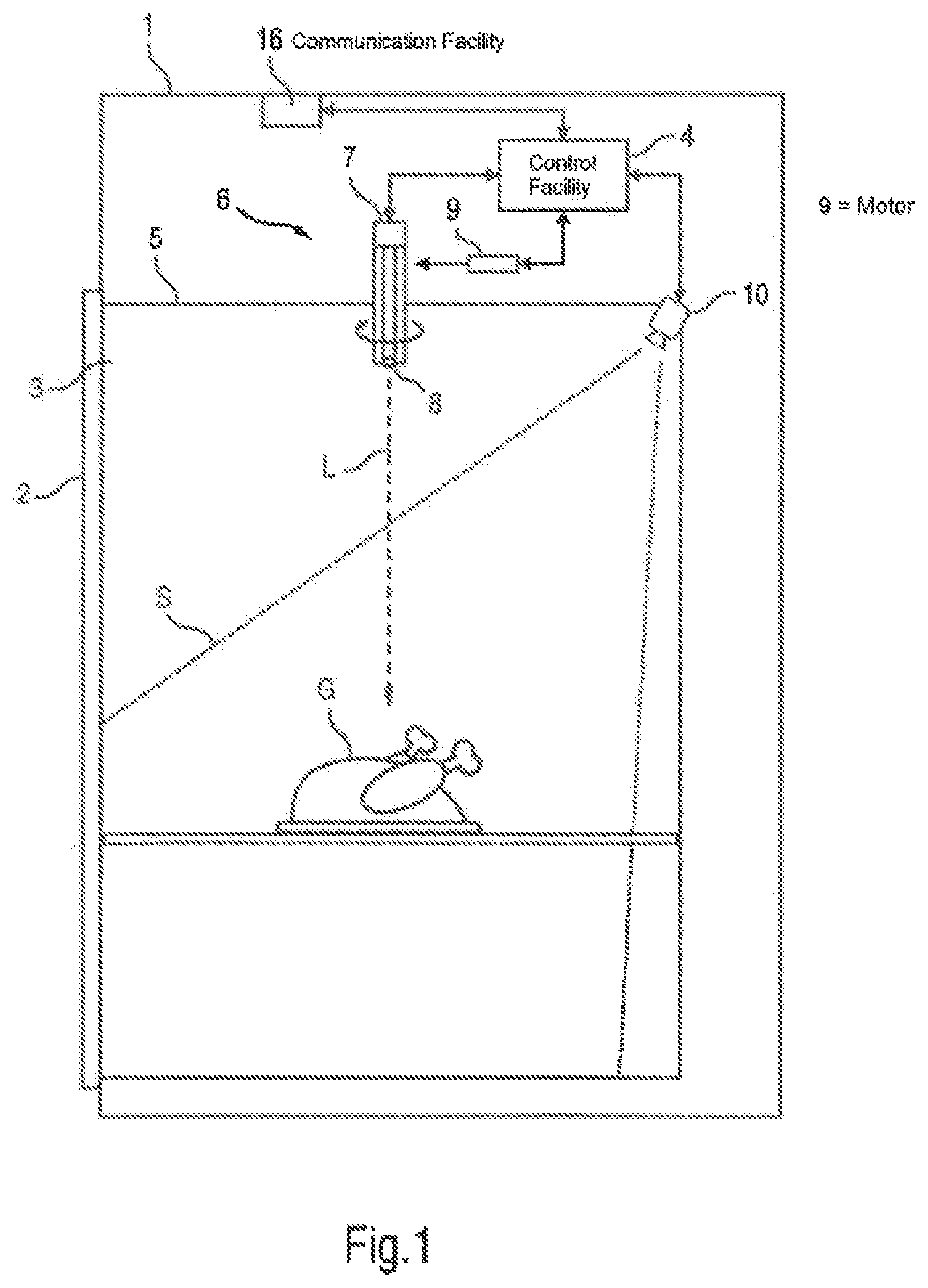 Patent US12366363 — Domestic appliance and method for determining contour information of material — Figure 1