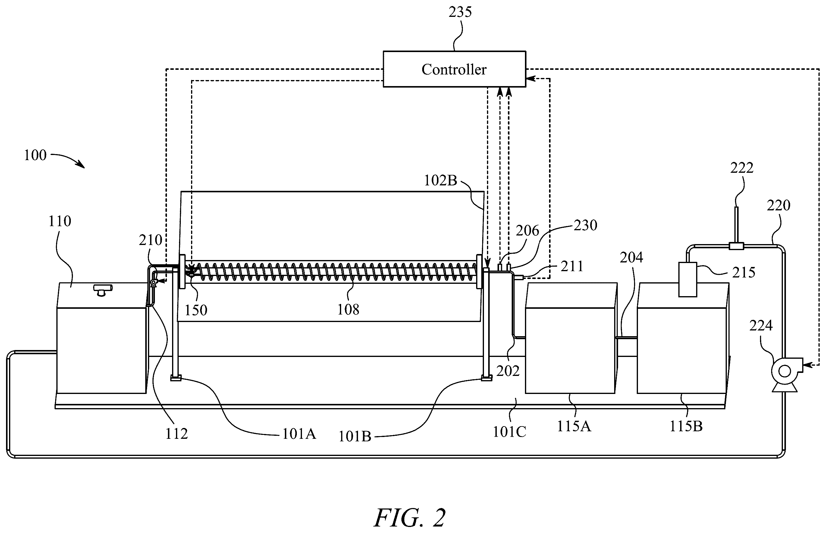 Patent US12366381 Figure 6 – Parabolic trough assembly