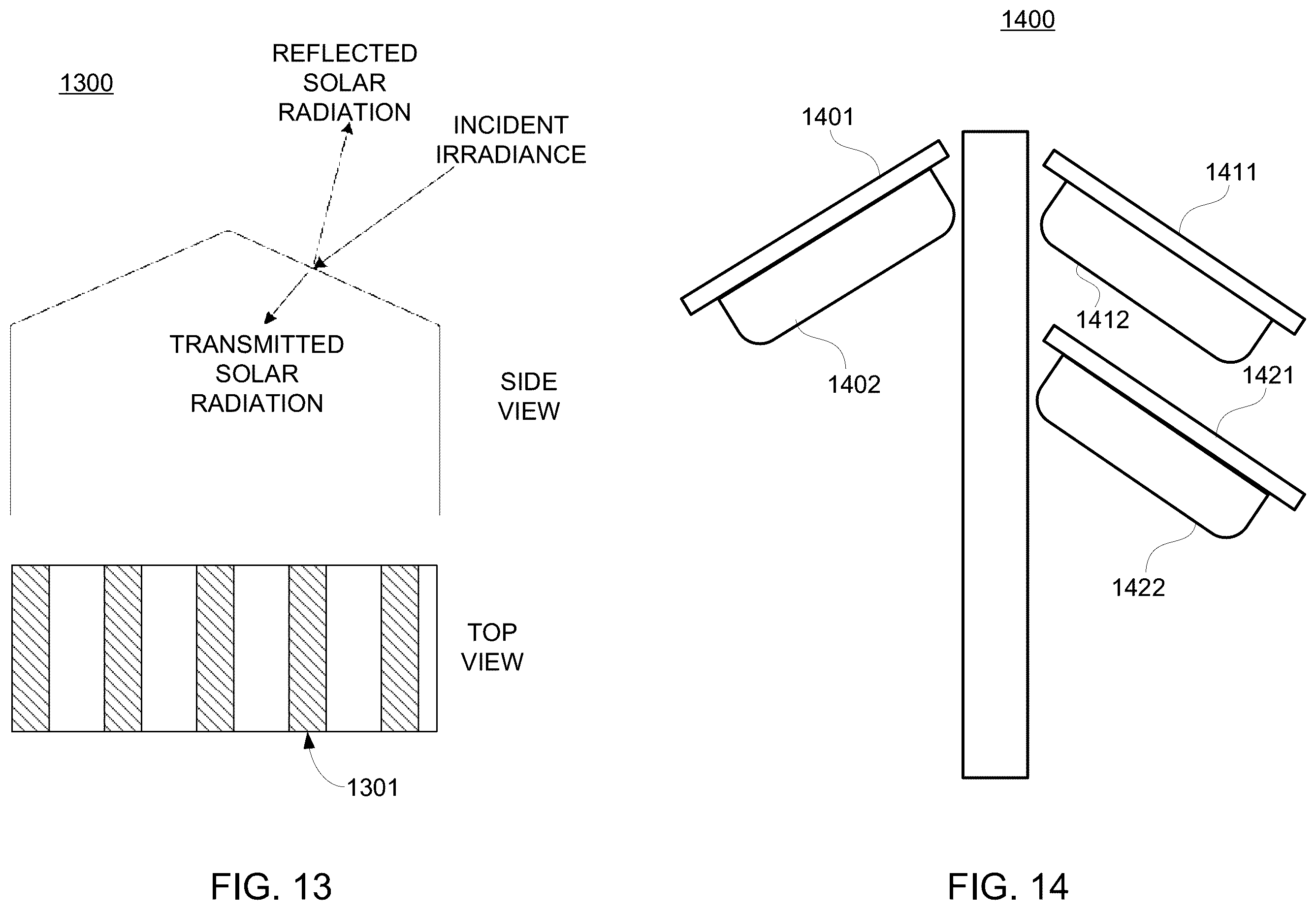 Patent US12366386 Figure 8 – Radiative cooling systems