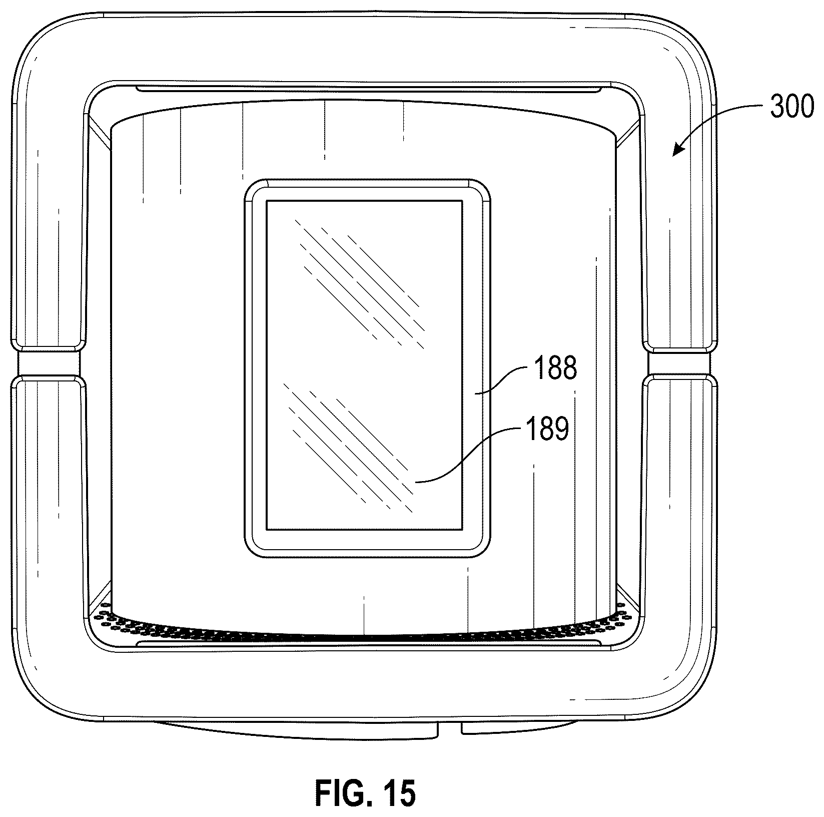 Patent US12366399 Figure 11 – Portable container