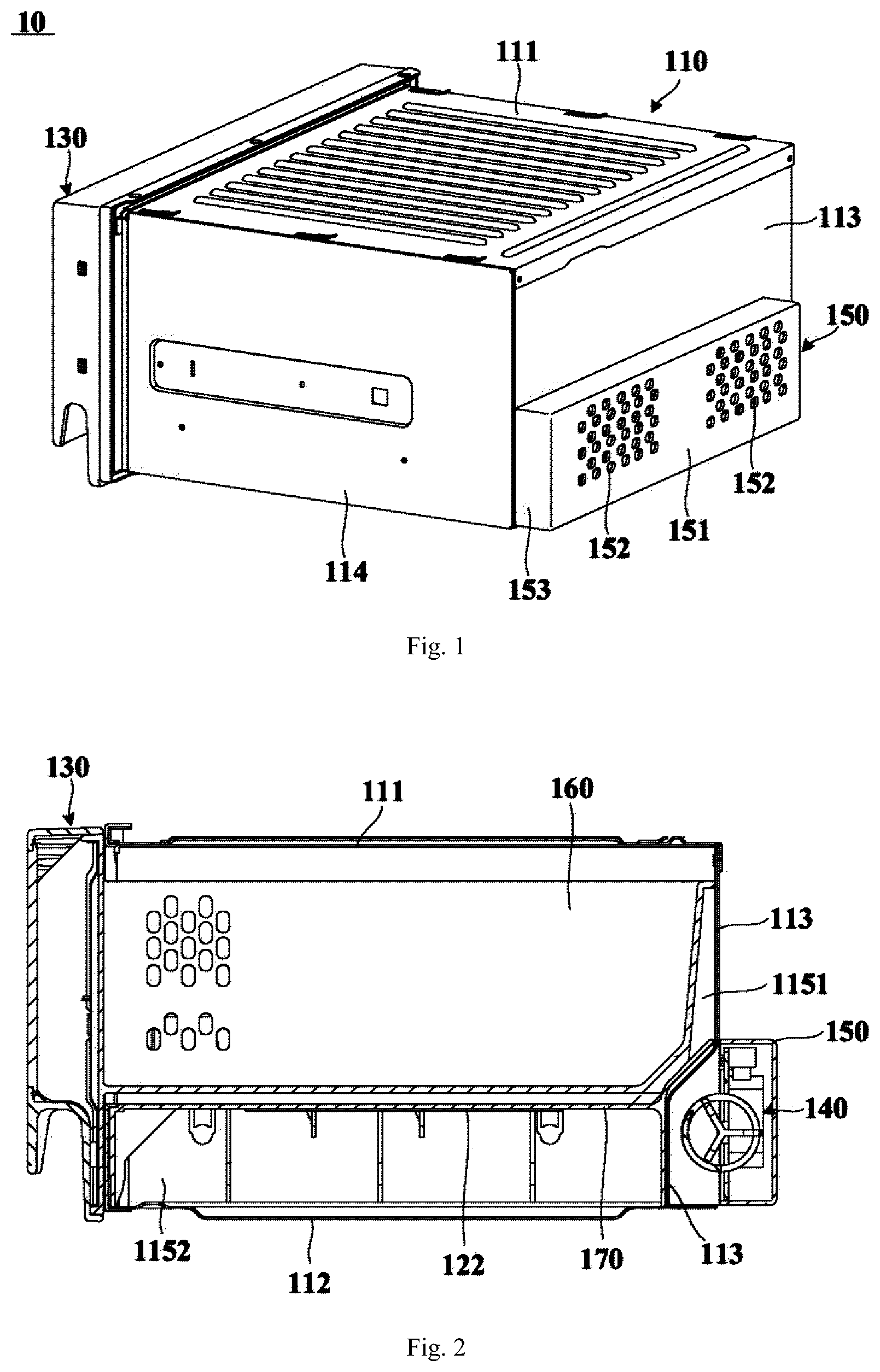 Patent US12366404 — Heating device and refrigerator — Figure 1