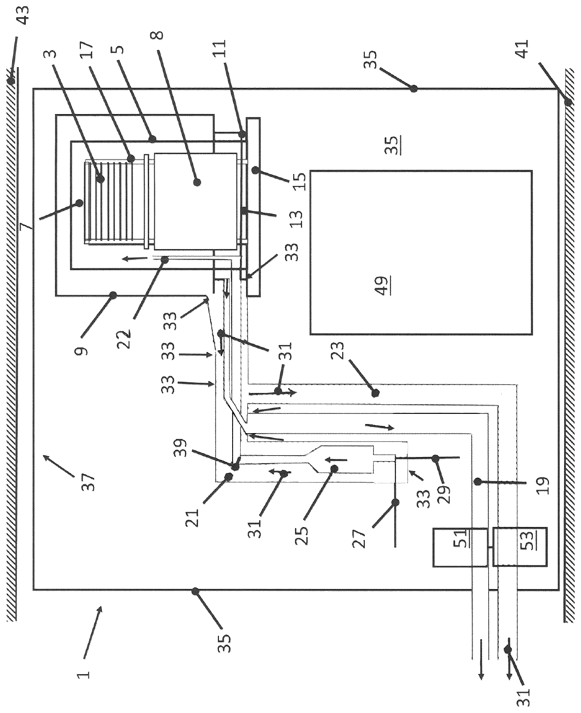 Patent US12366410 Figure 1 – Apparatus for processing a plurality of substrates provided with an extractor chamber