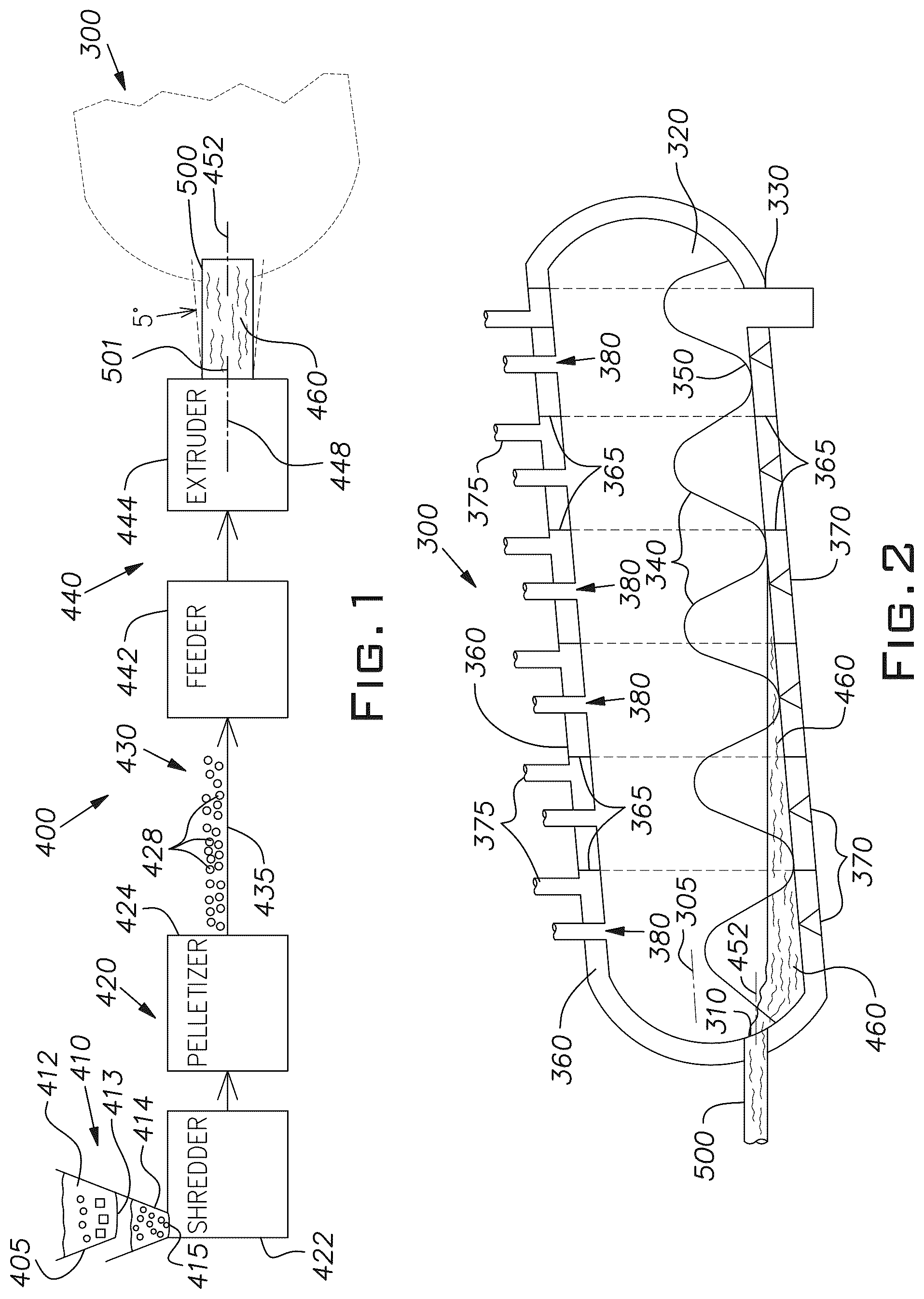 Patent US12366412 — Plastic conversion feed system — Figure 1