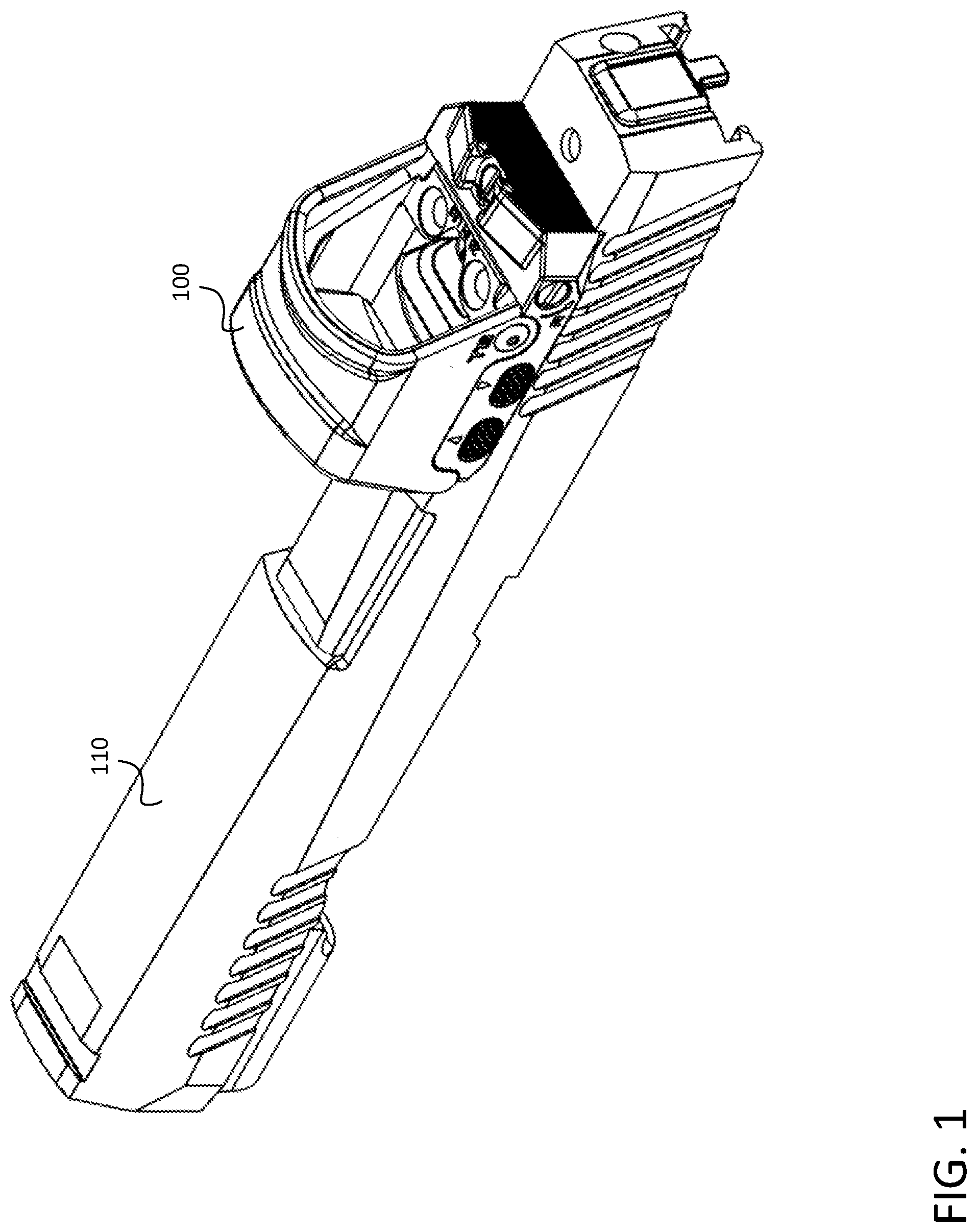 Patent US12366424 — Firearm sight having lifetime round counter — Figure 1