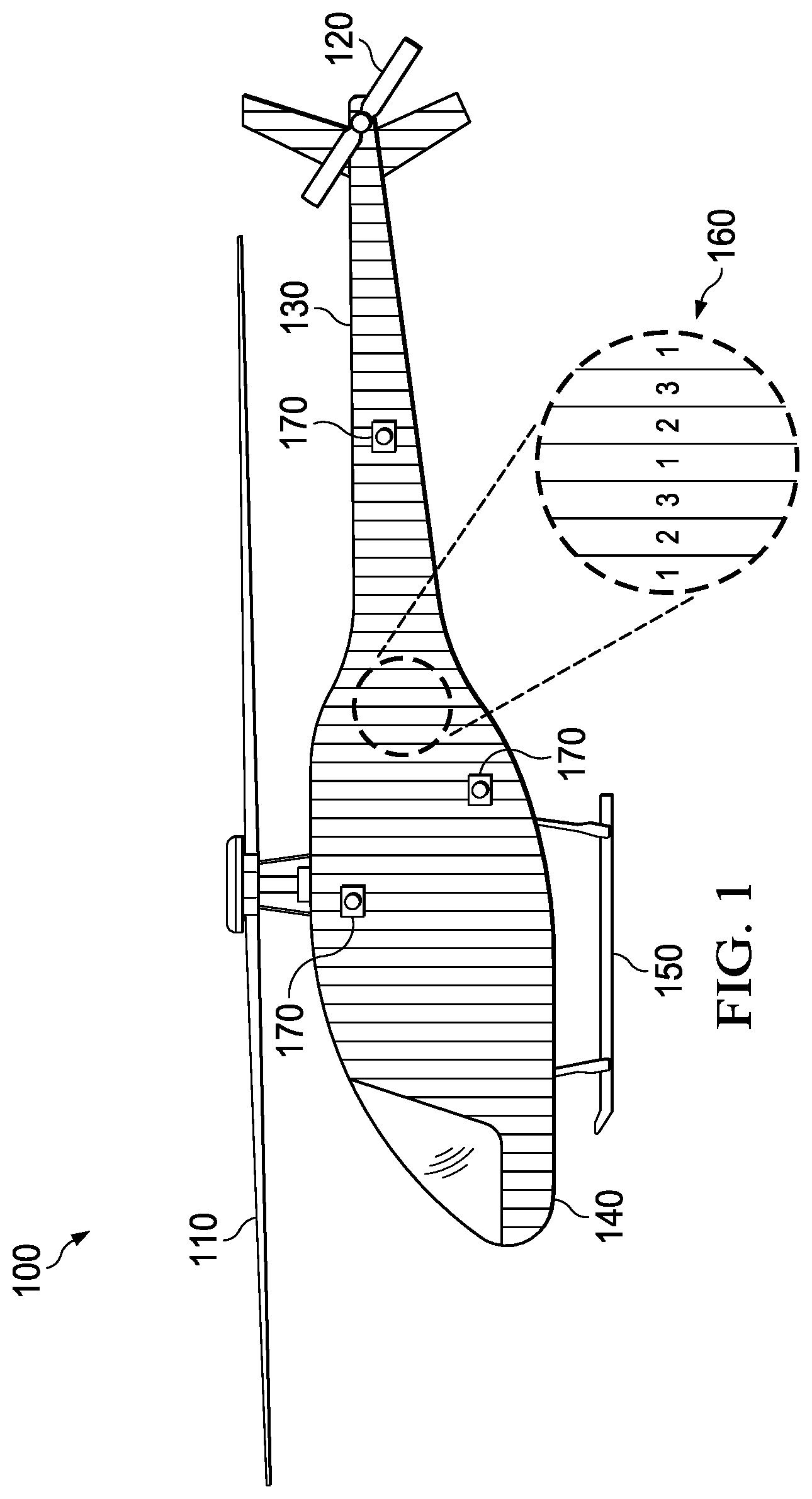 Patent US12366432 — Active aircraft visual cloaking system — Figure 1