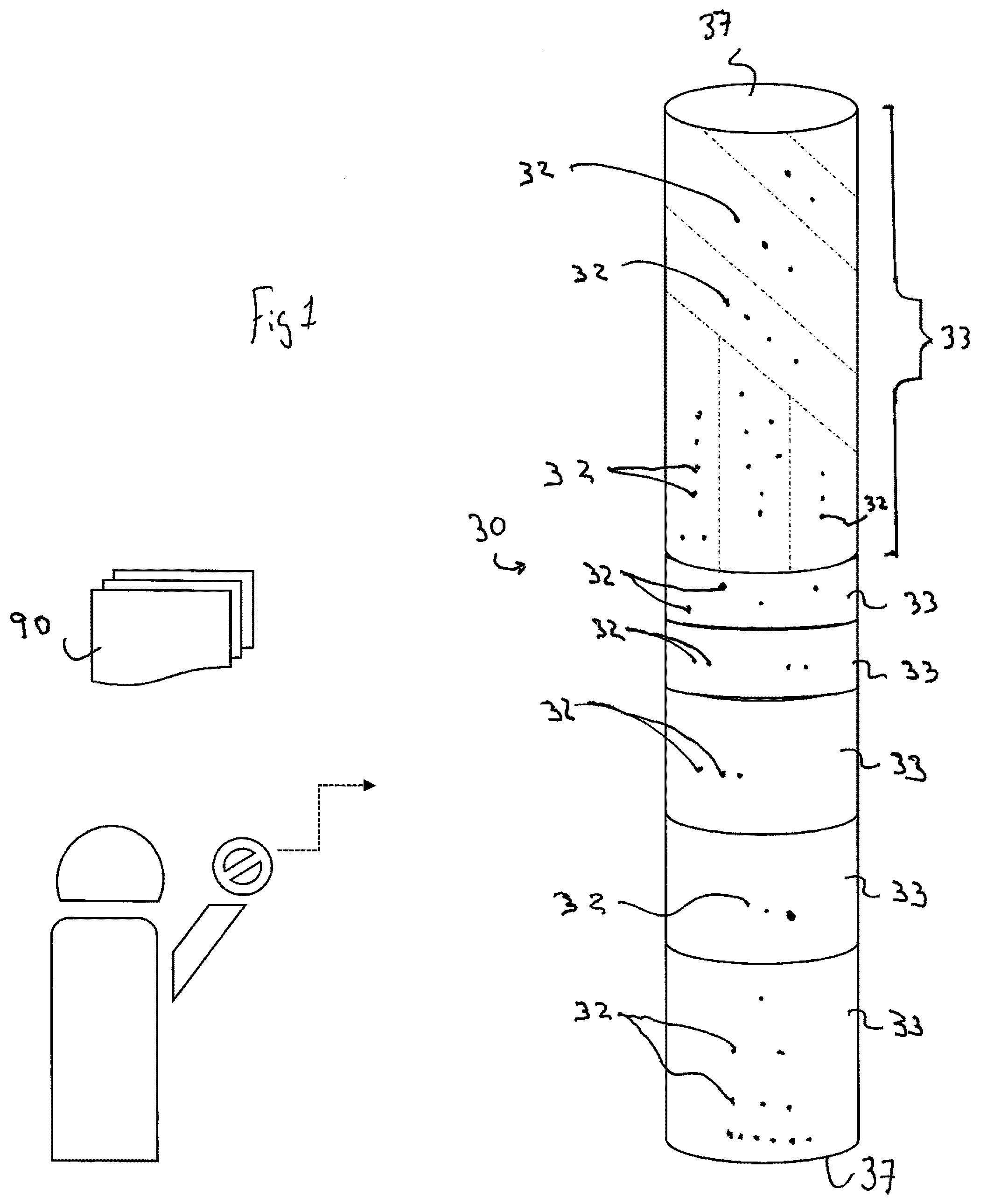 Patent US12366436 — Nonfragmentation multiple vector munition — Figure 1