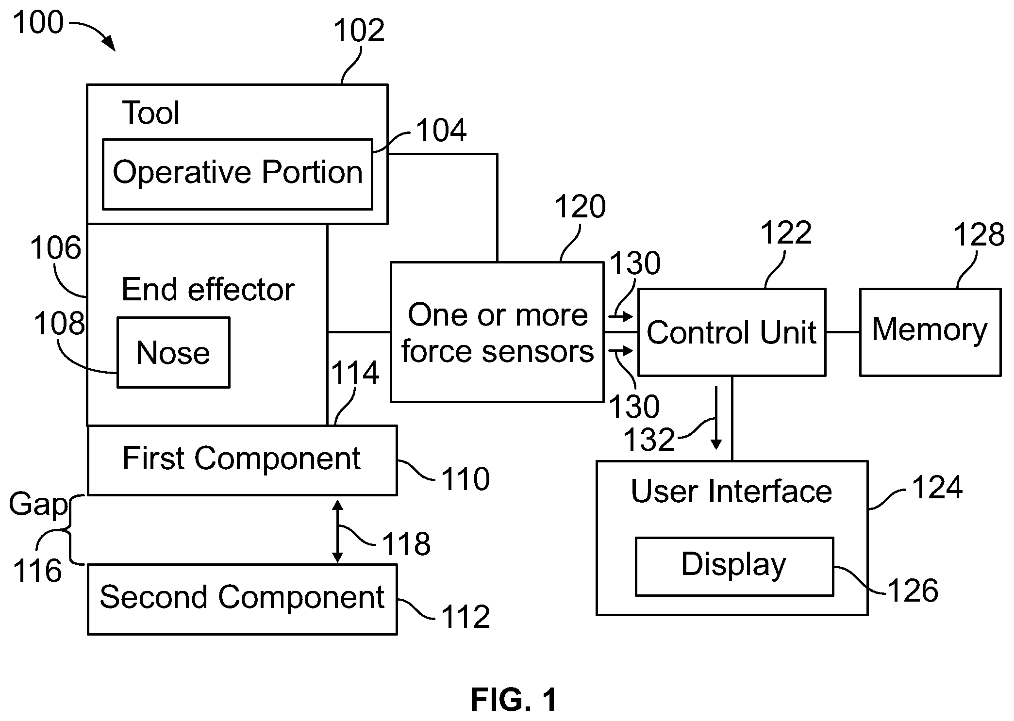 Patent US12366446 — Systems and methods for evaluating a gap between structural components — Figure 1
