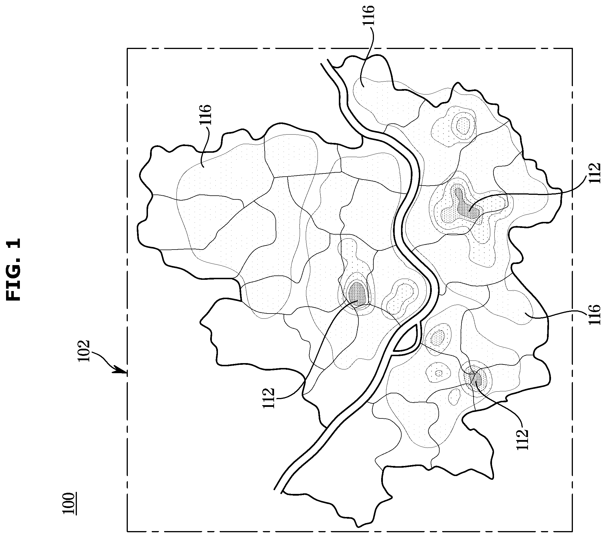 Patent US12366456 Figure 1 – User interface for displaying point of interest of mobile device