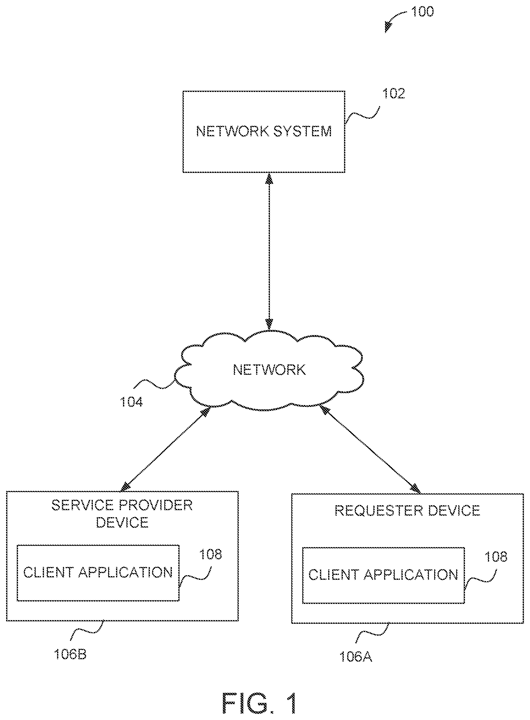 Patent US12366457 Figure 1 – Point of interest based pickup coordination system