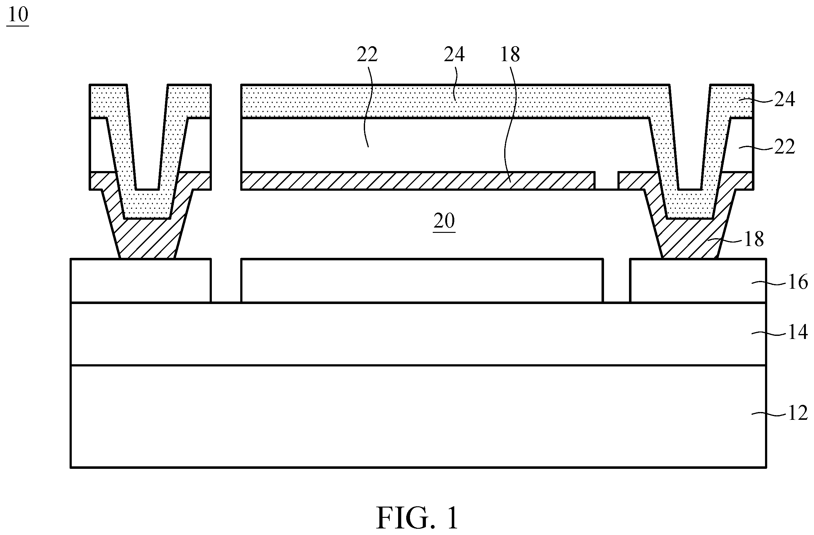 Patent US12366482 — Infrared device and method for manufacturing the same — Figure 1