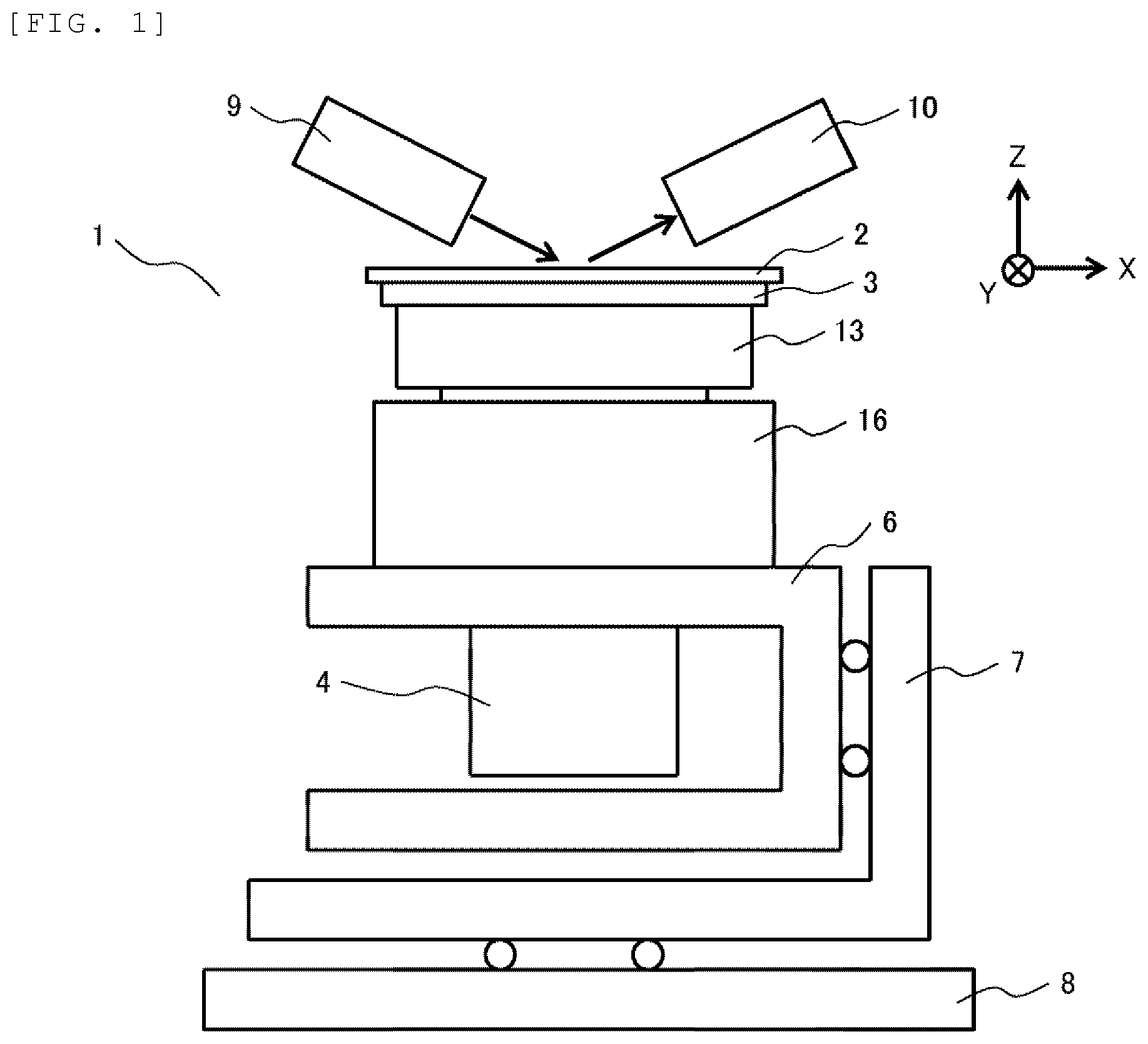 Patent US12366539 Figure 1 – Surface inspection device