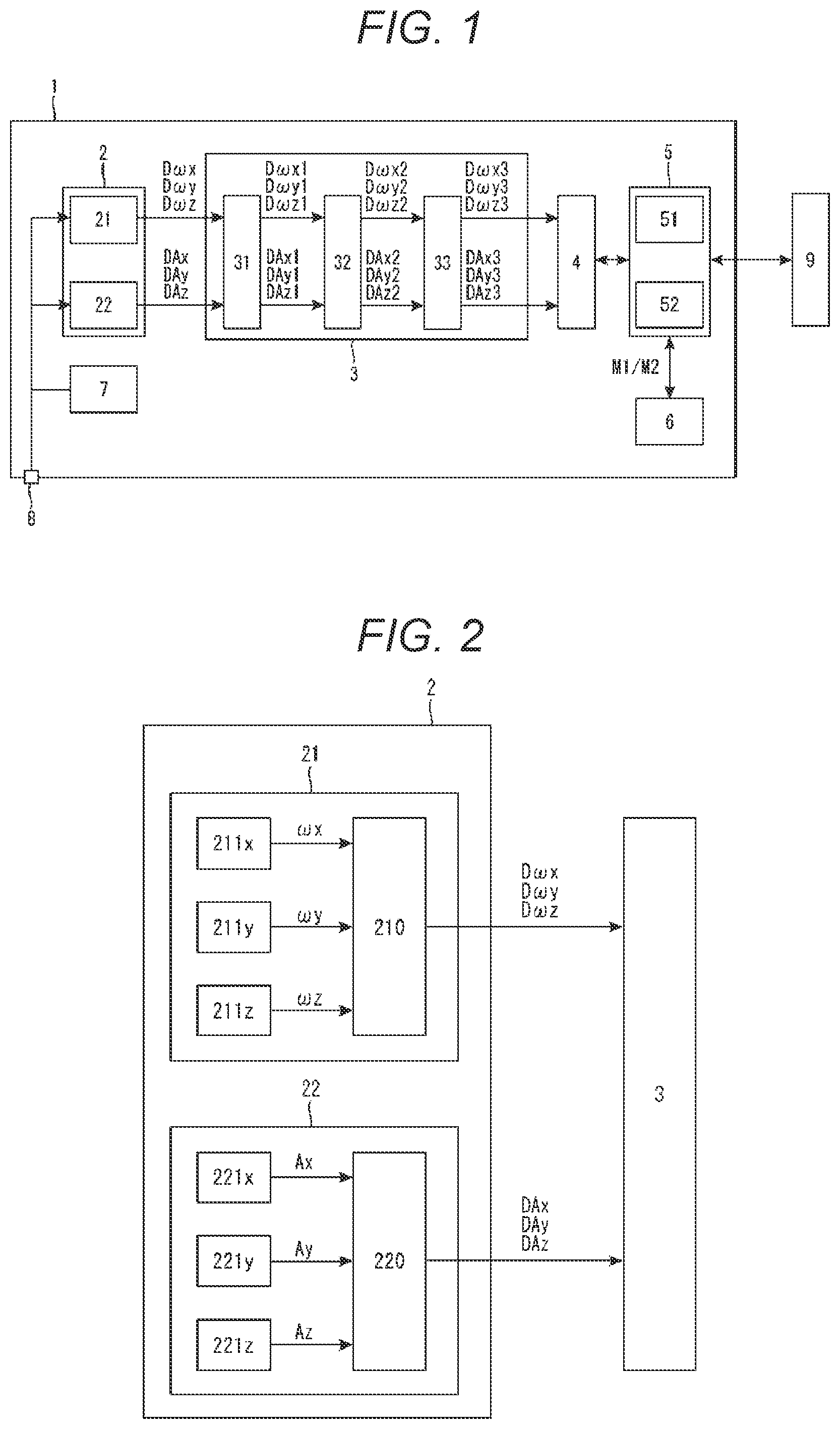 Patent US12366588 — Inertial measurement device and inertial measurement system — Figure 1