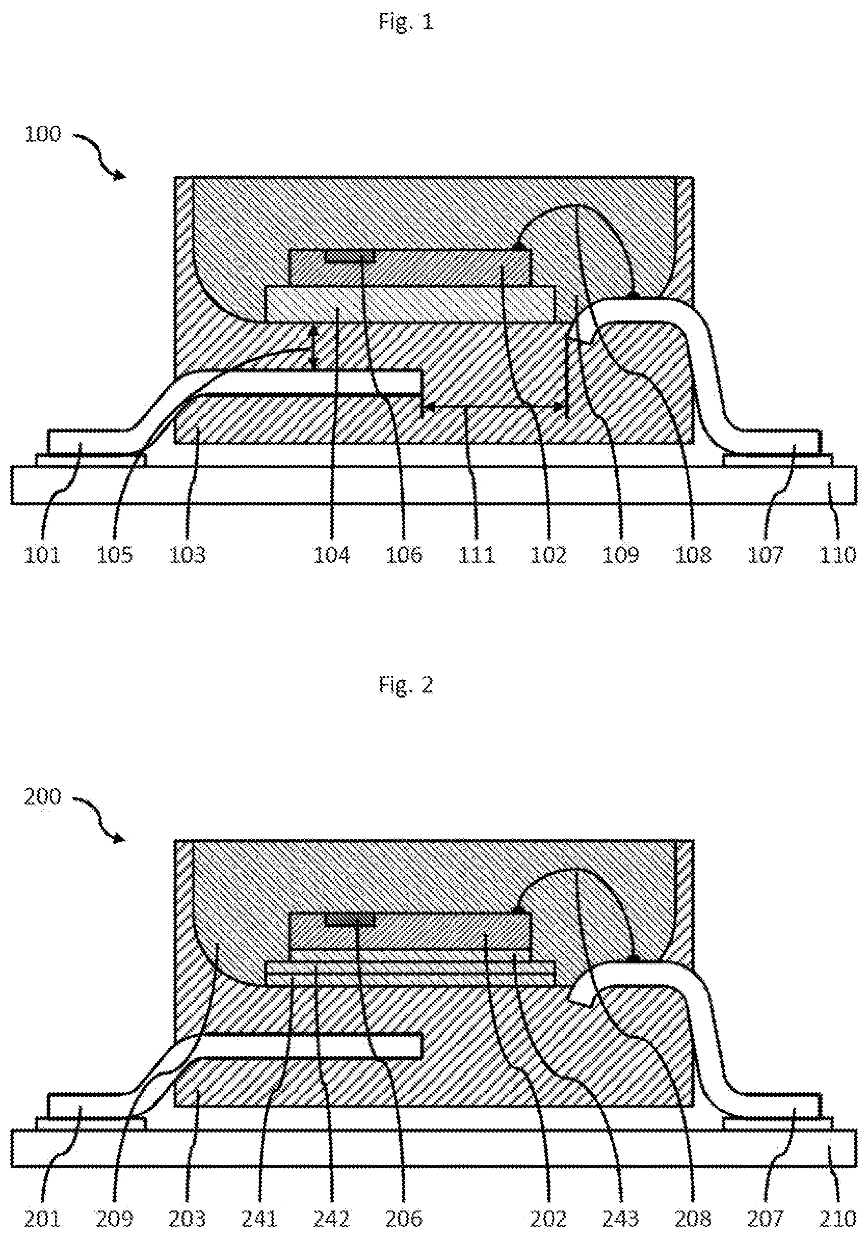 Patent US12366615 Figure 1 – Current sensor that includes a current rail and a magnetic field sensor with galvanic isolation