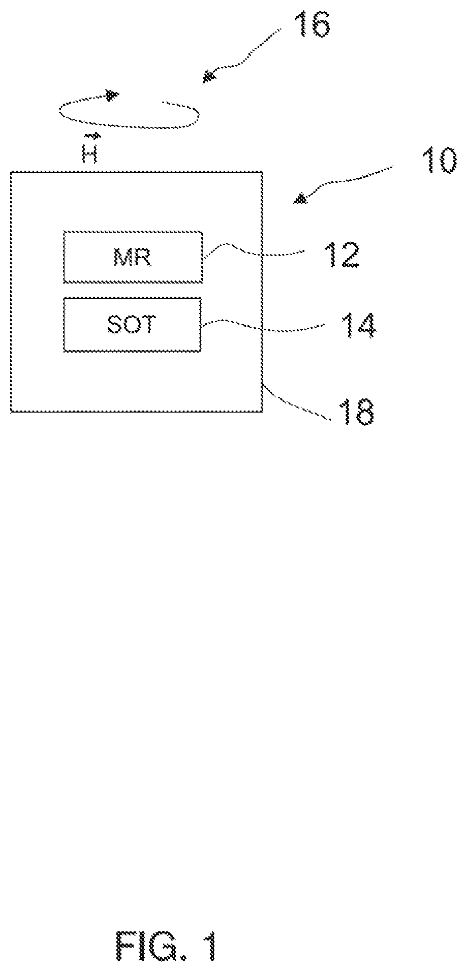 Patent US12366616 — Magnetic field sensor, method for producing same, and method for measuring a magnetic field — Figure 1
