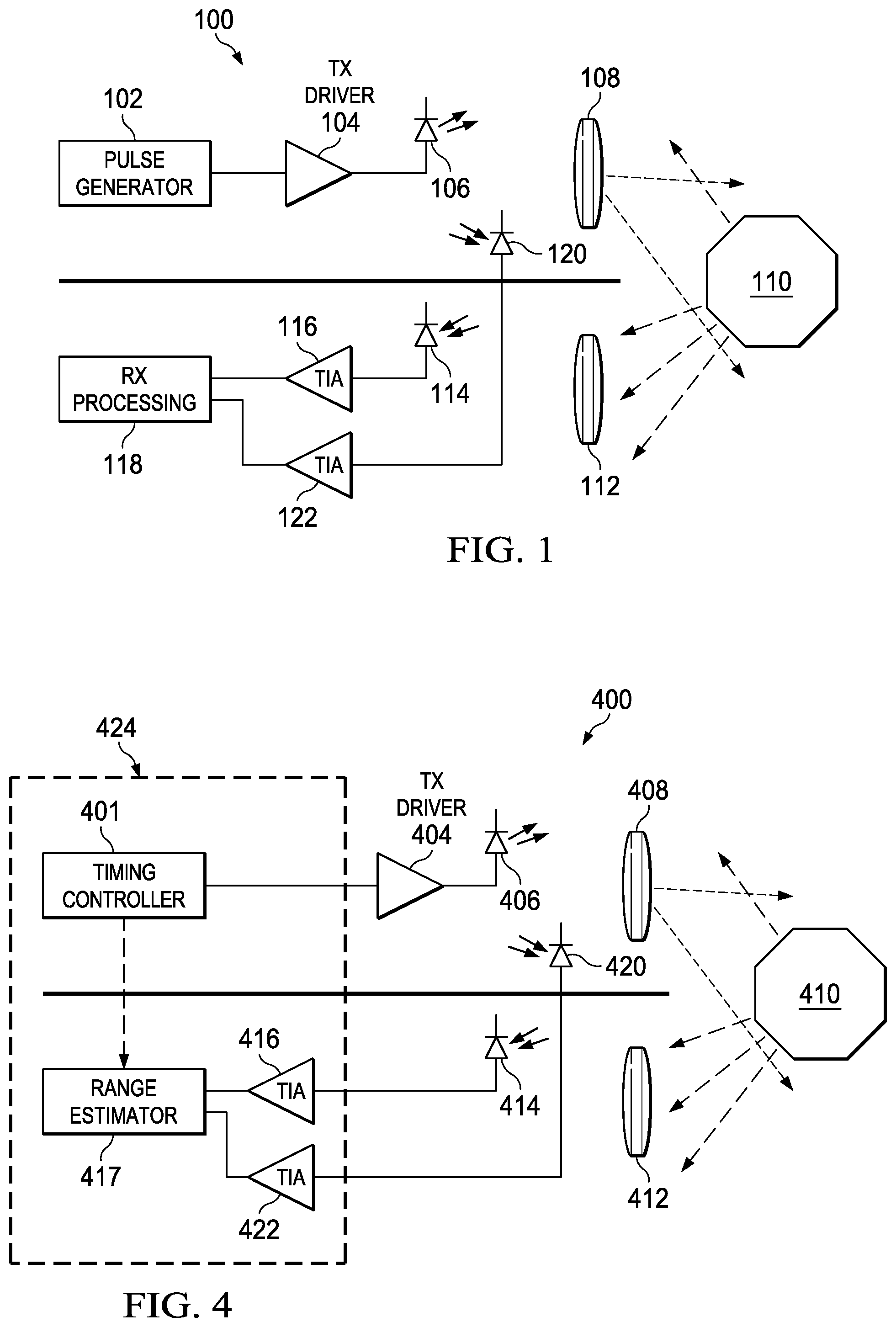 Patent US12366642 — Methods and apparatus for lidar operation with sequencing of pulses — Figure 1