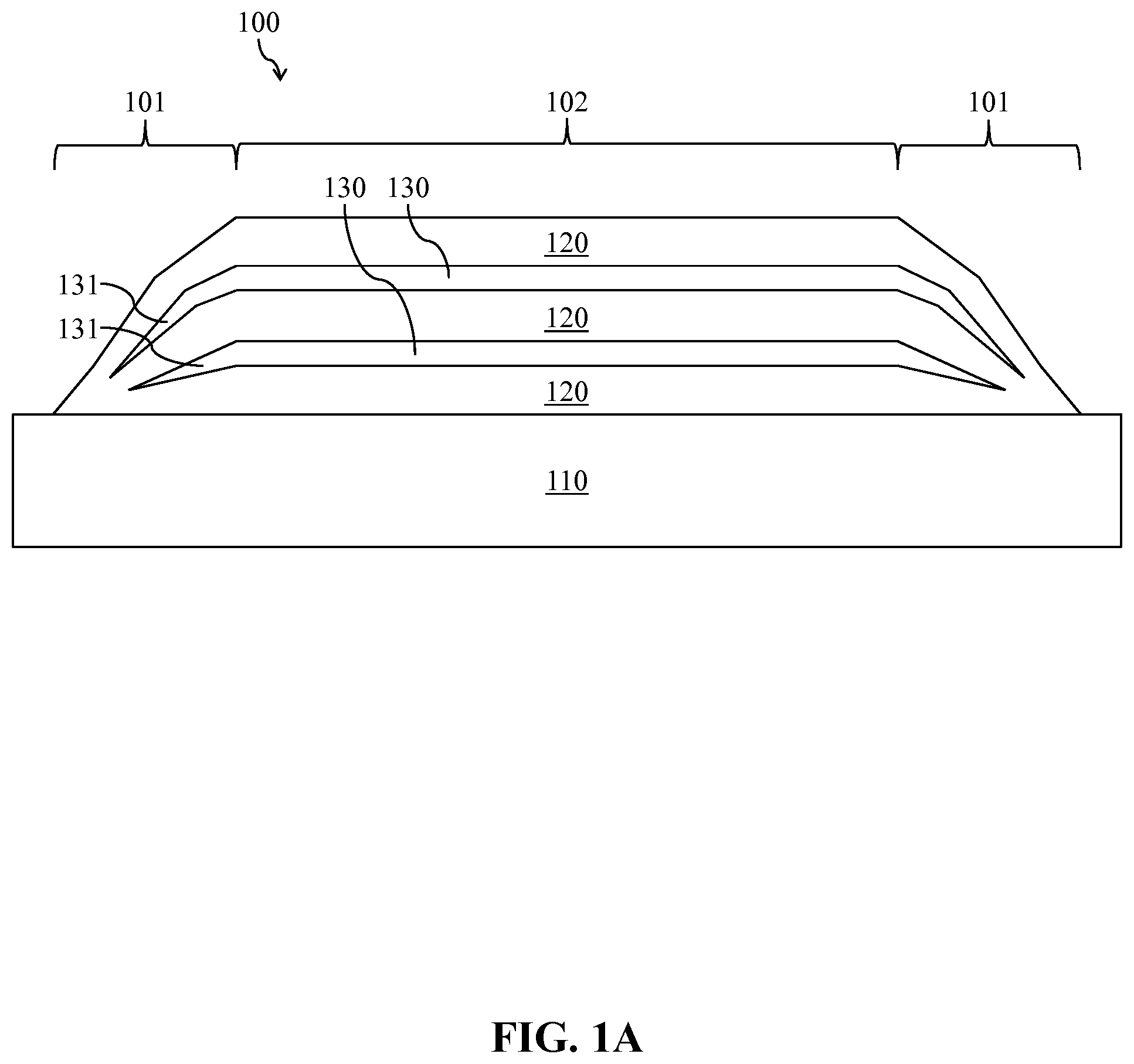 Patent US12366692 — Metal-dielectric optical filter, sensor device, and fabrication method — Figure 1