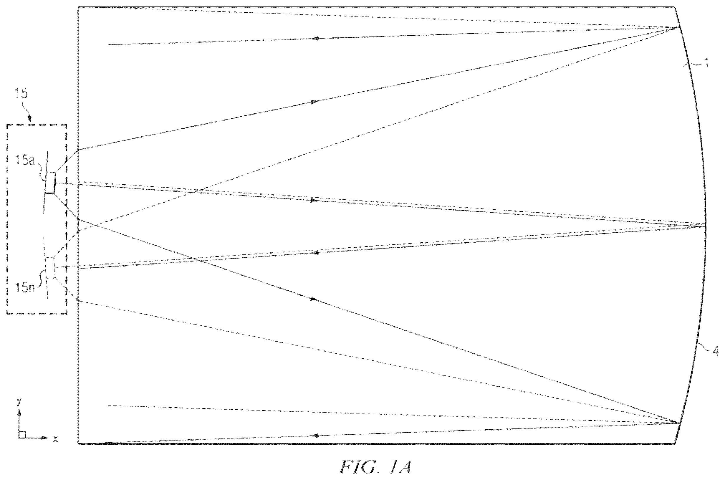 Patent US12366701 — Optical stack for imaging directional backlights — Figure 1