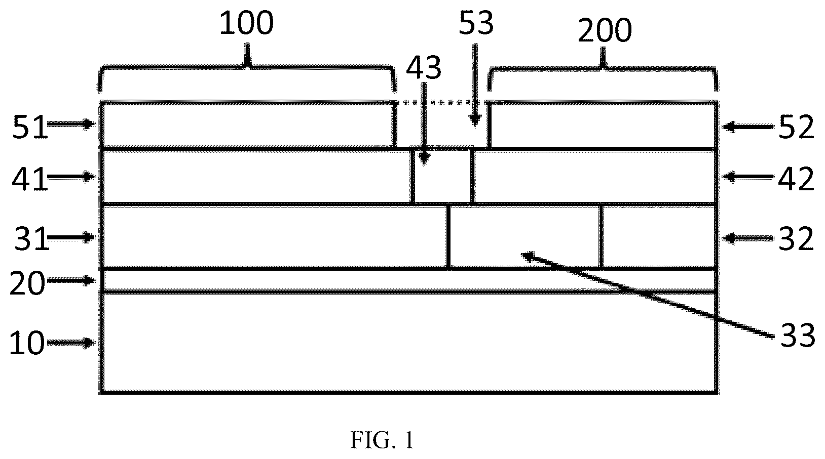 Patent US12366704 — Photonic integrated chip structure and fabrication method thereof — Figure 1