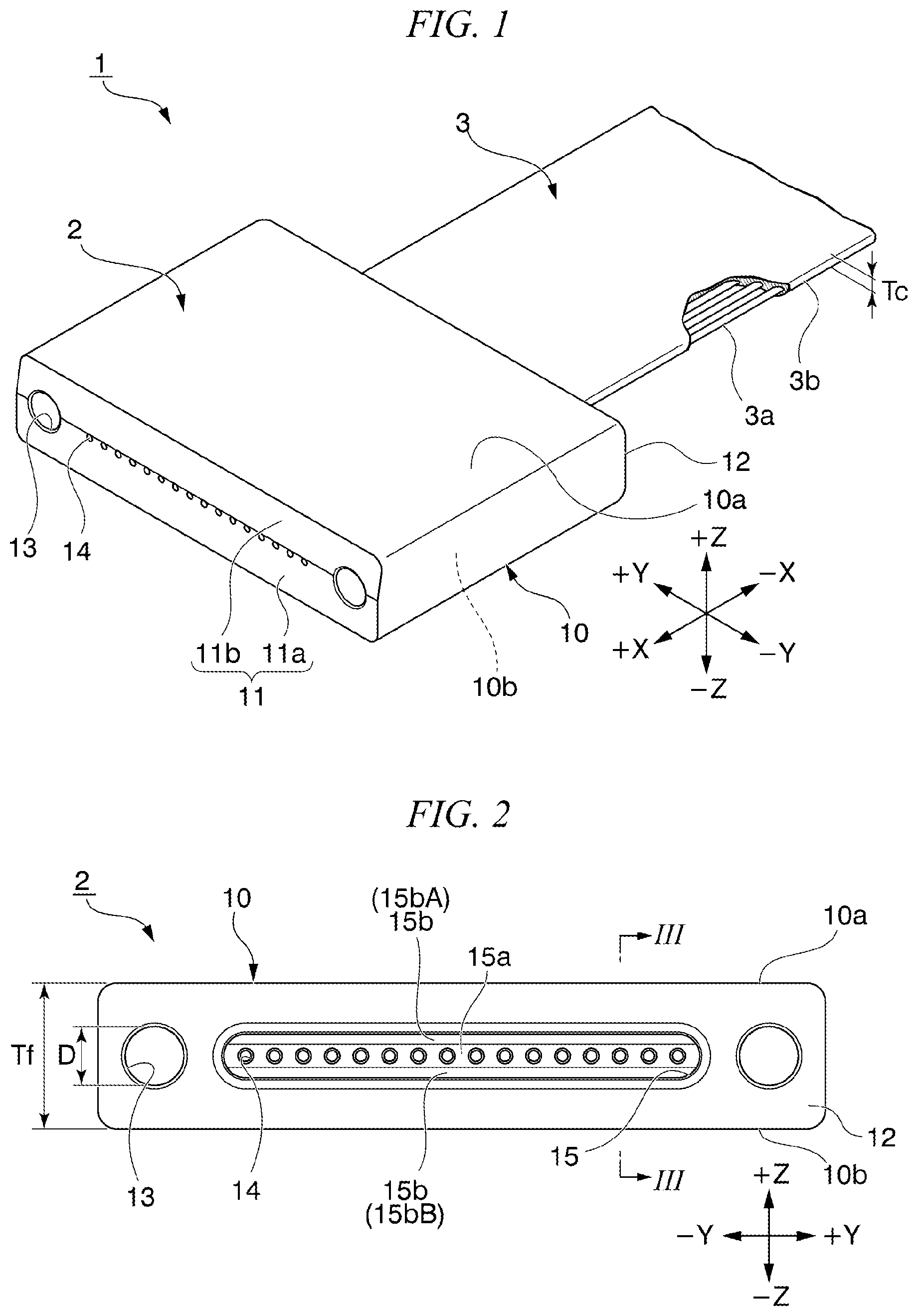 Patent US12366712 — Ferrule for optical connector and optical connector — Figure 1