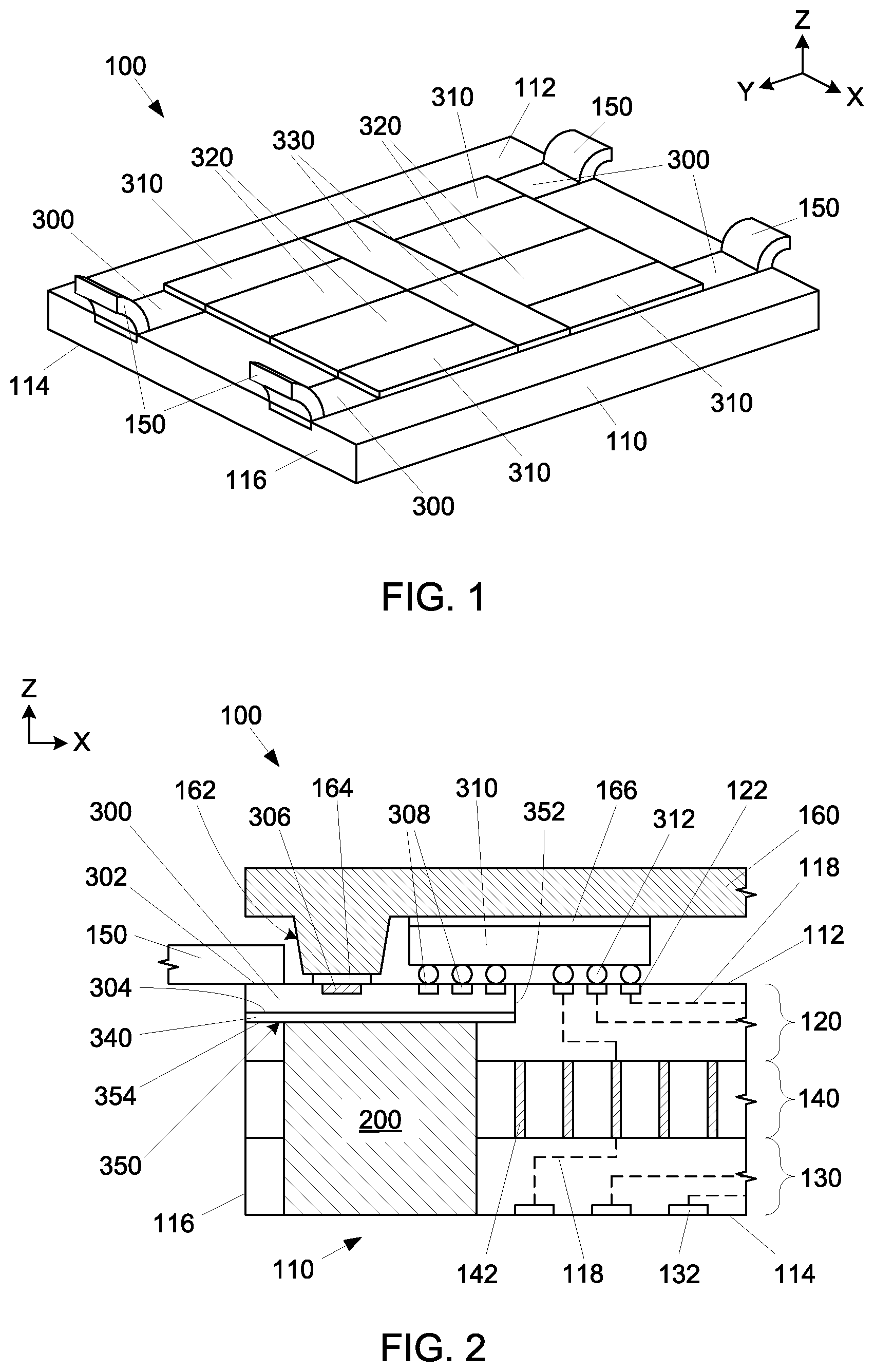 Patent US12366713 — Heat dissipation structures for optical communication devices — Figure 1