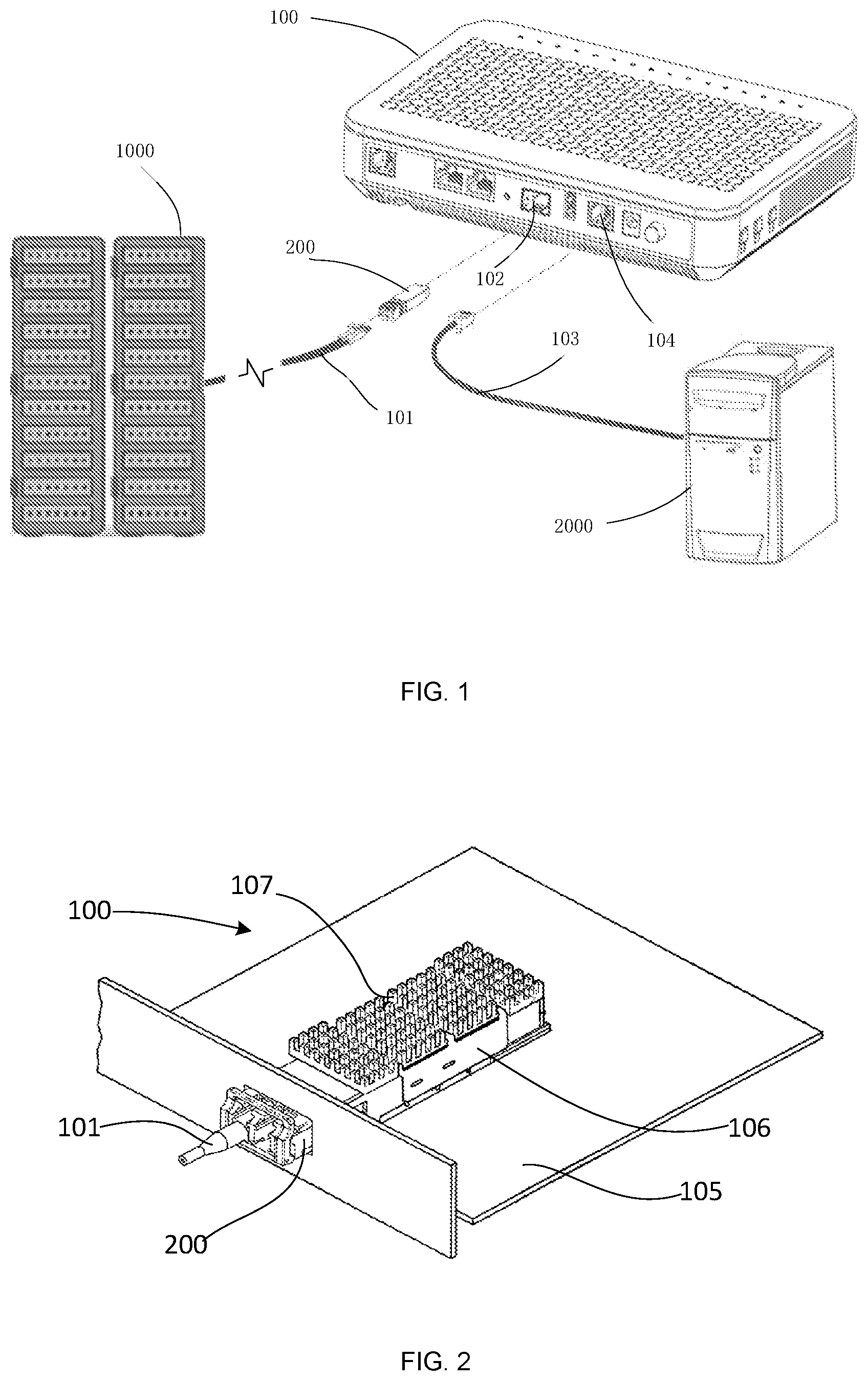 Patent US12366714 Figure 1 – Optical module