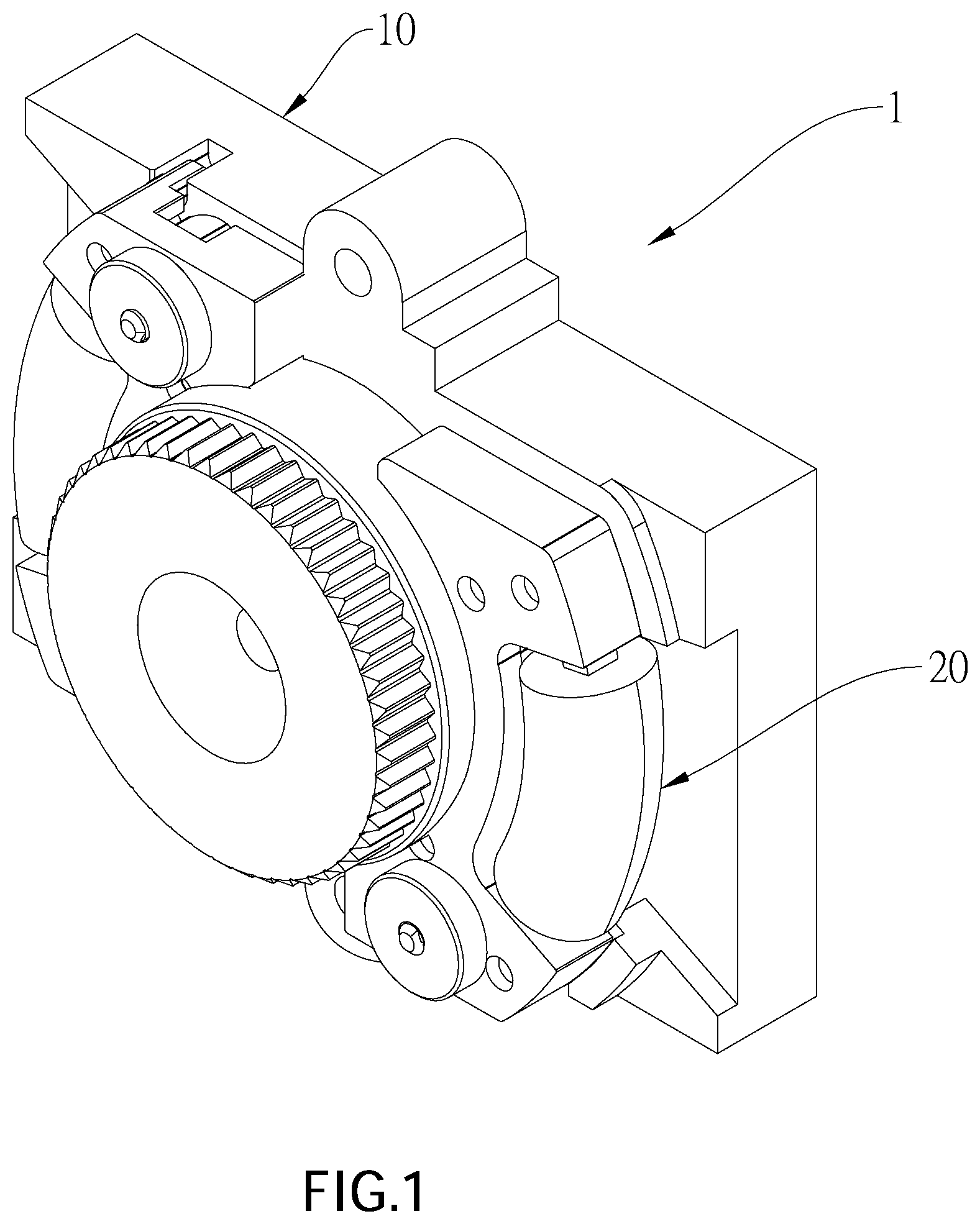 Patent US12366718 — Filter driving device — Figure 1