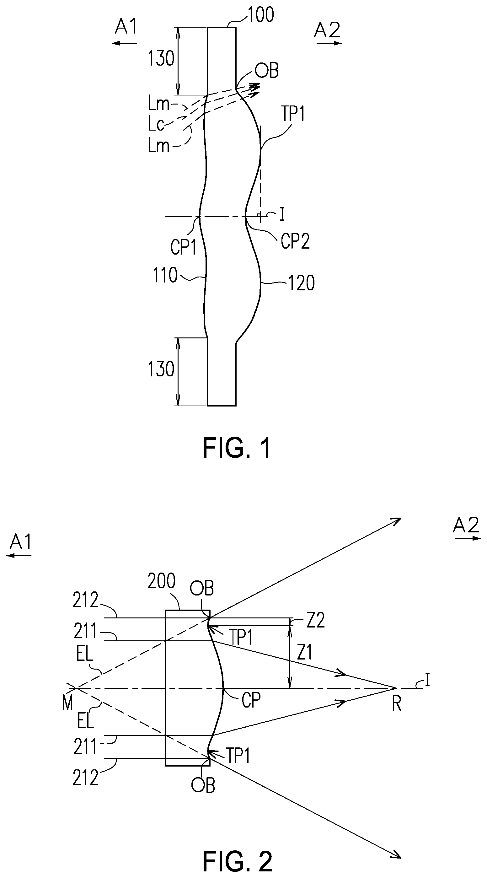 Patent US12366725 — Optical imaging lens — Figure 1