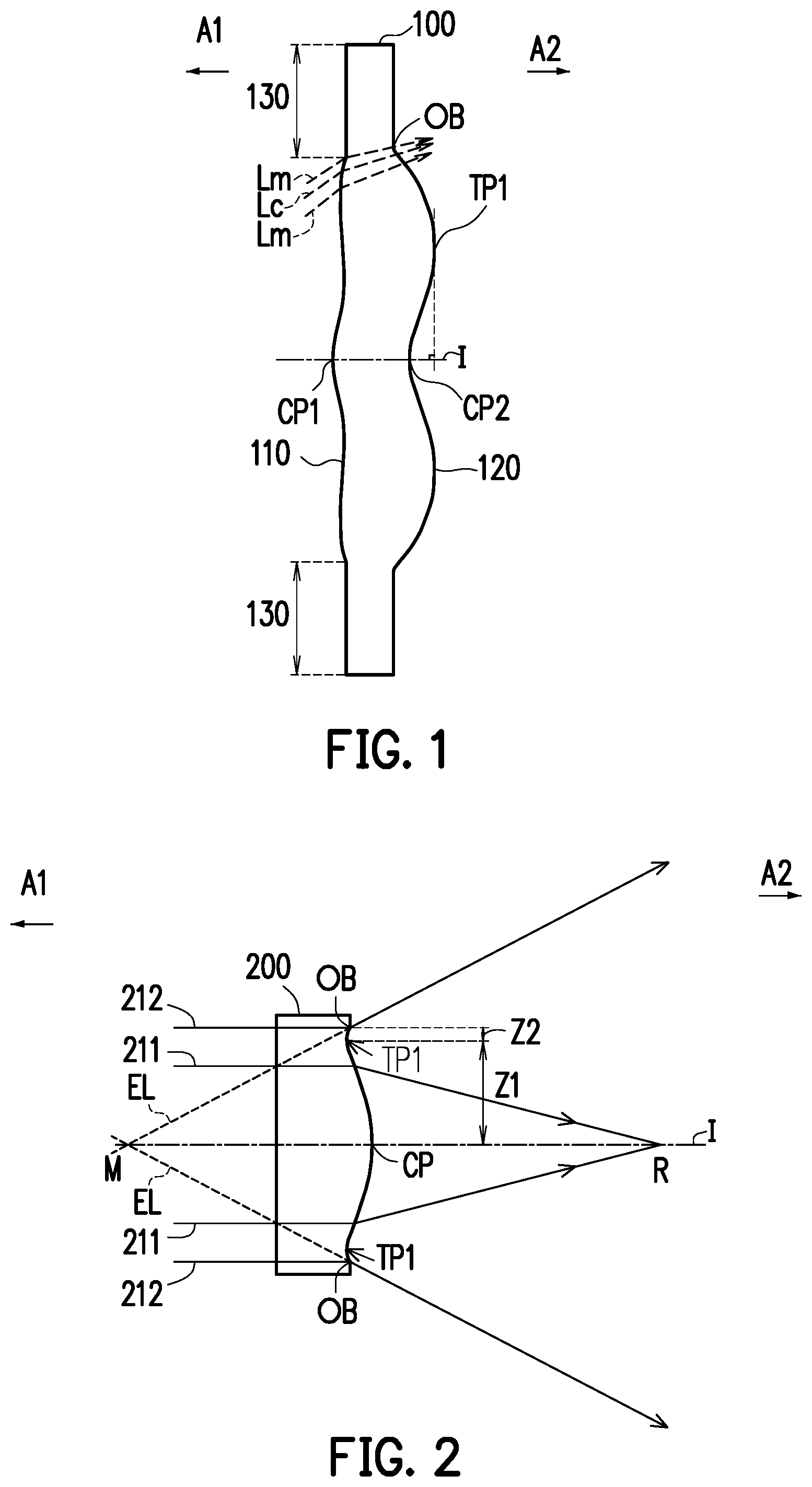 Patent US12366732 — Optical imaging lens — Figure 1