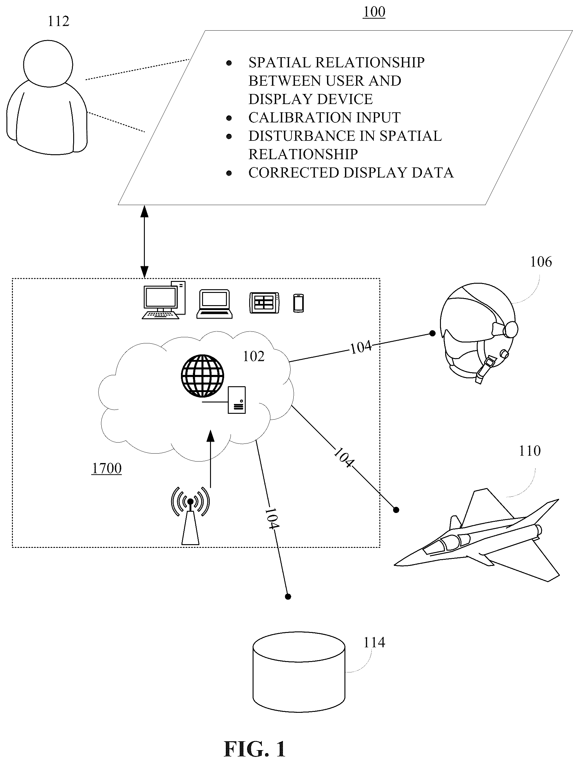 Patent US12366746 Figure 1 – Methods, systems, apparatuses, and devices for facilitating provisioning of a virtual experience