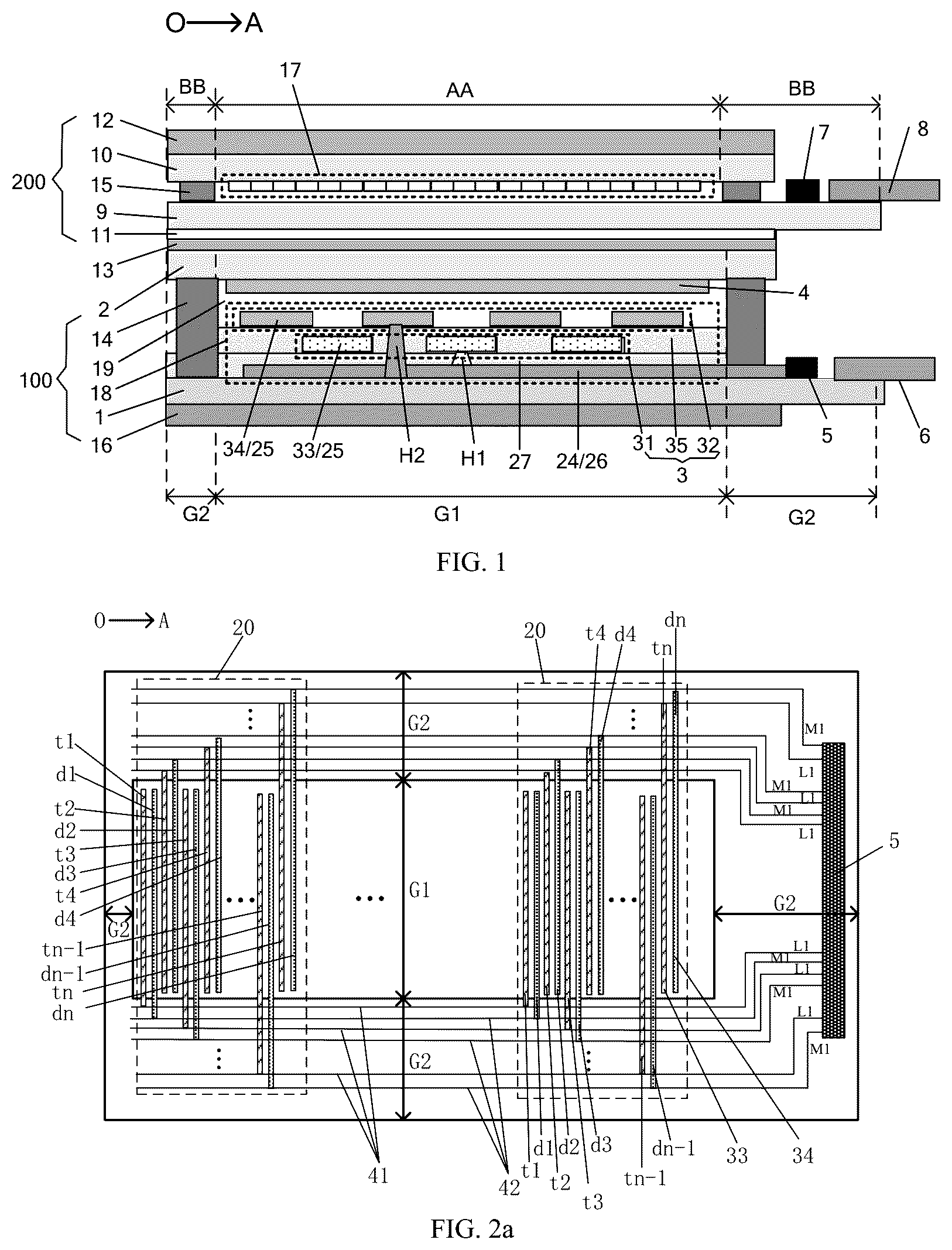 Patent US12366766 Figure 1 – Grating regulating device and displaying device
