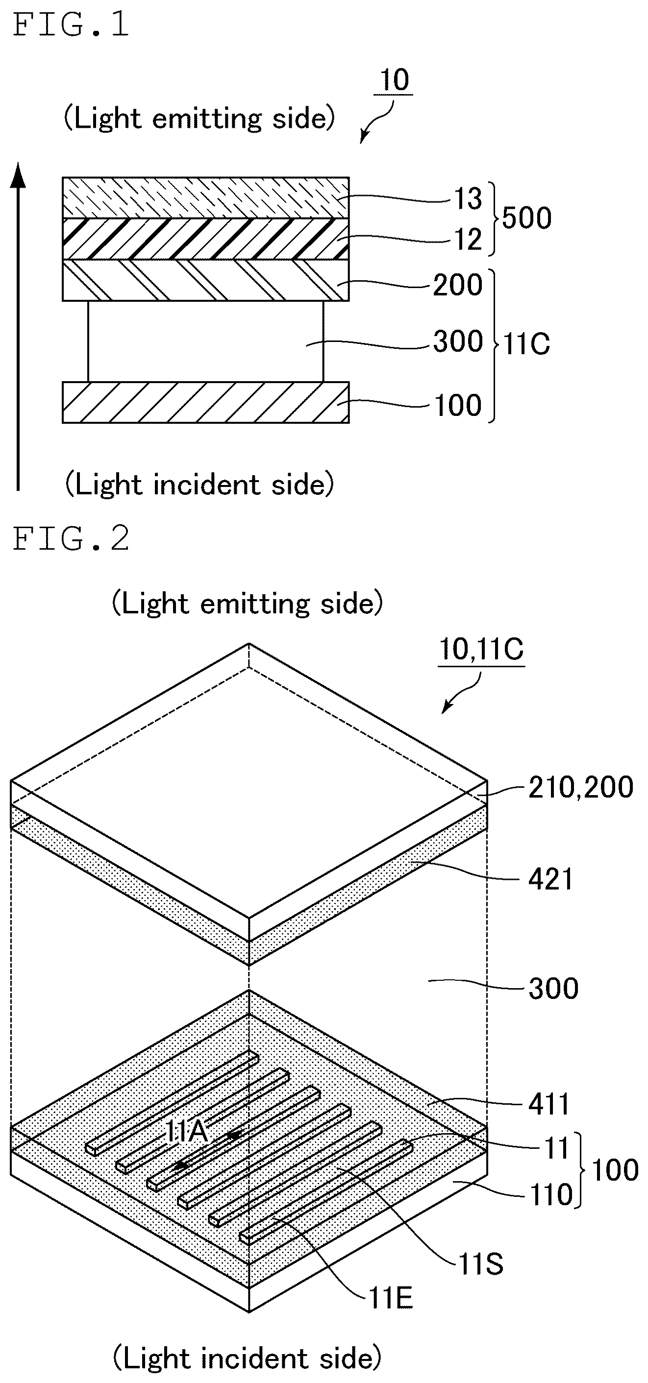 Patent US12366775 — Liquid crystal element and head mounted display — Figure 1