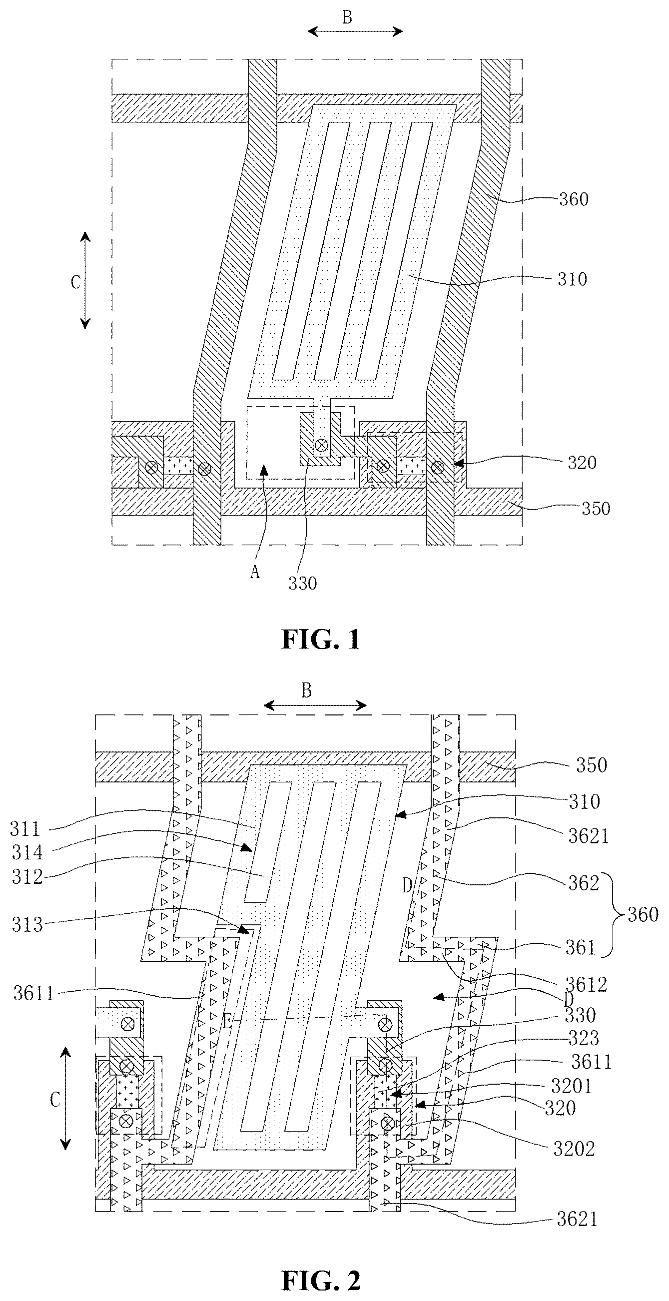 Patent US12366781 Figure 1 – Array substrate and display apparatus